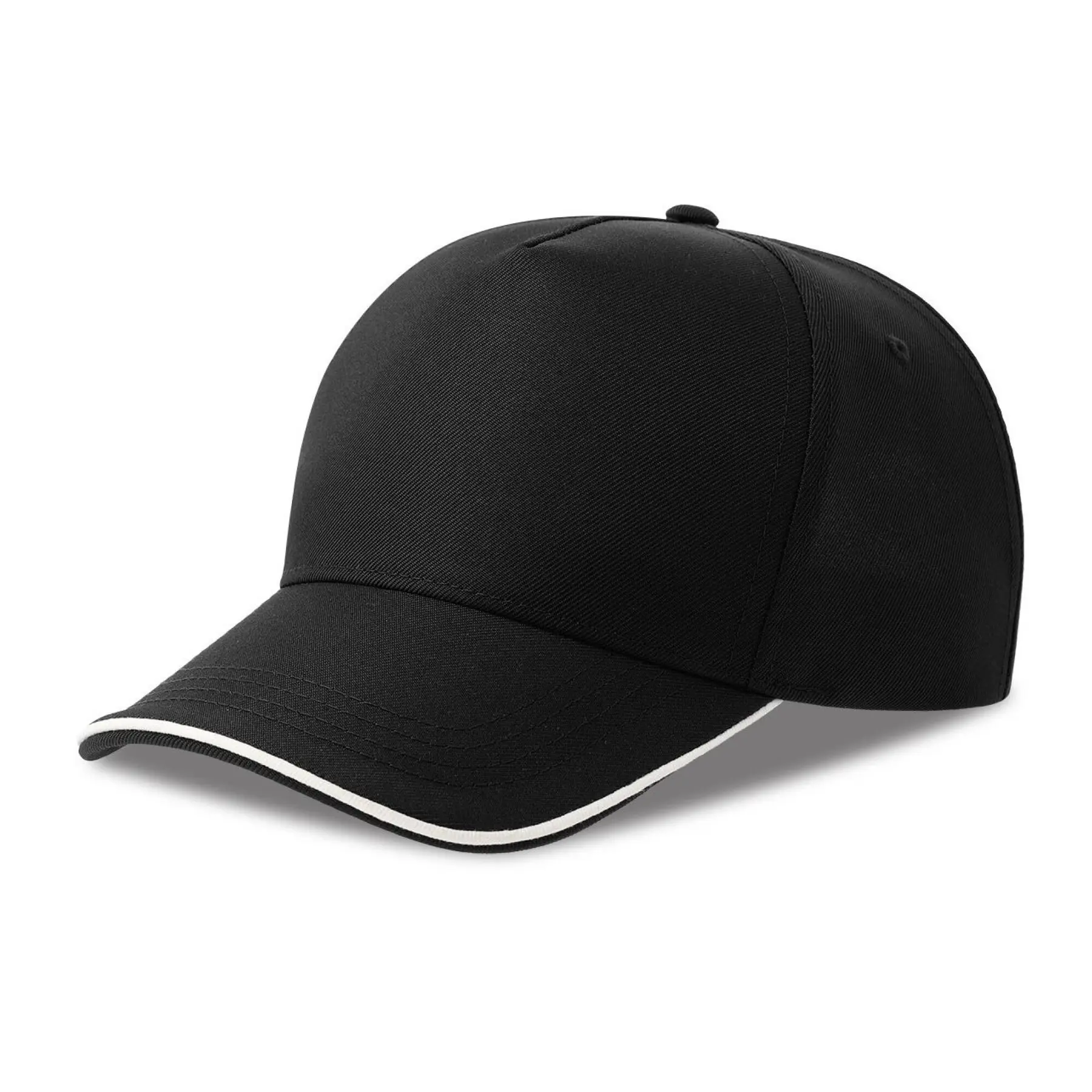 5-Panel Baseball Cap Atlantis Headwear Recy Piping
