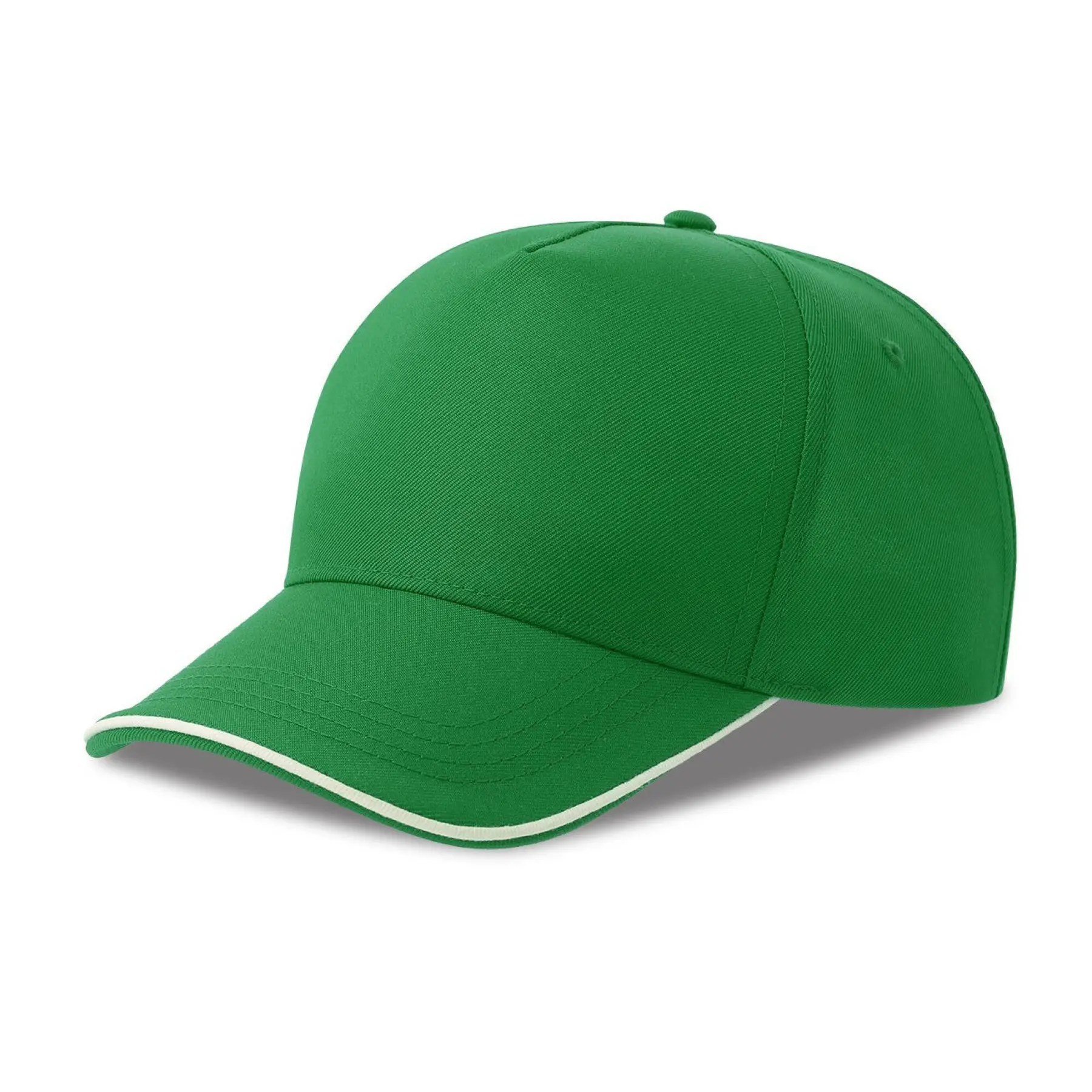 5-Panel Baseball Cap Atlantis Headwear Recy Piping