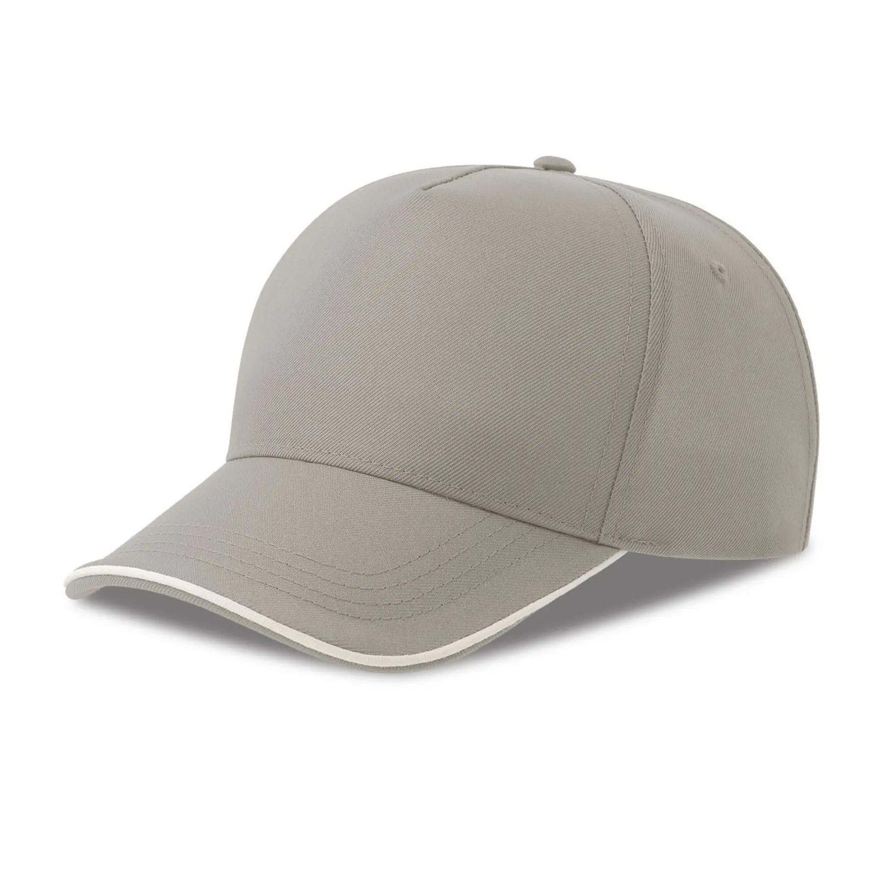 5-Panel Baseball Cap Atlantis Headwear Recy Piping