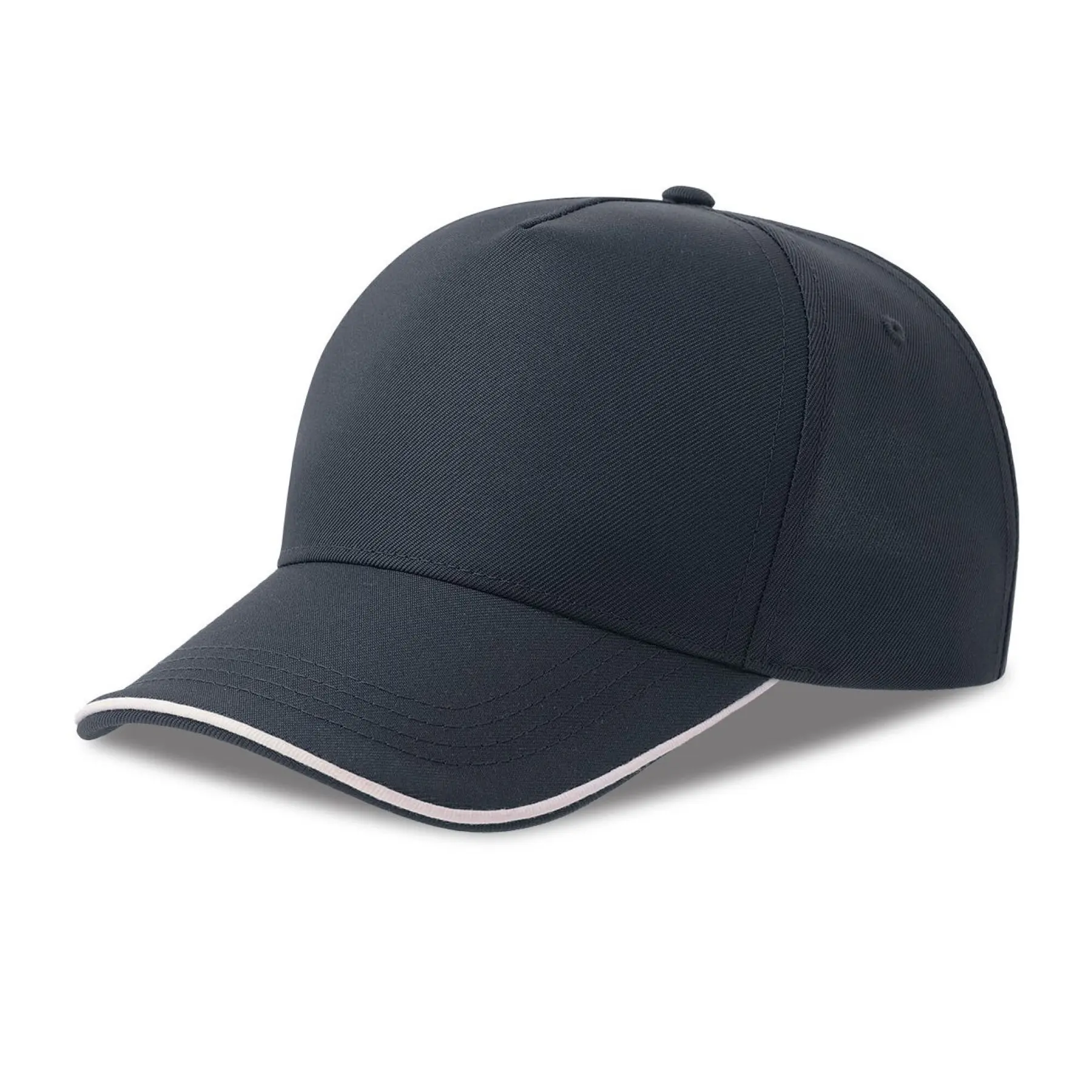 5-Panel Baseball Cap Atlantis Headwear Recy Piping