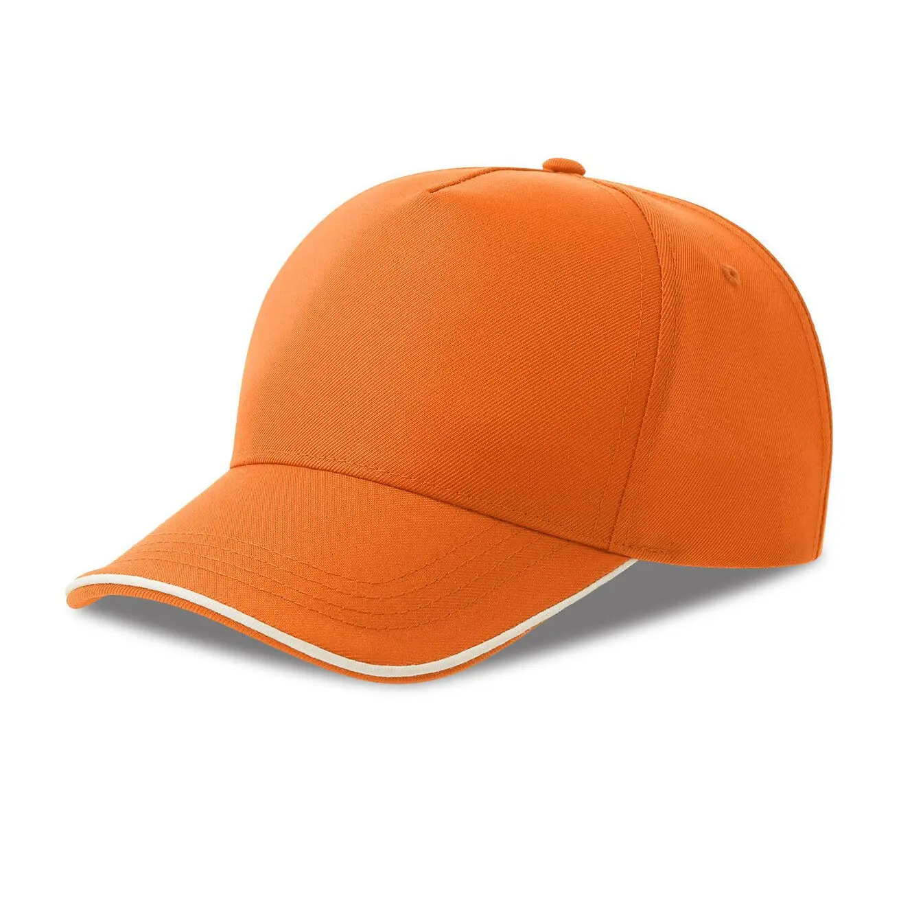 5-Panel Baseball Cap Atlantis Headwear Recy Piping