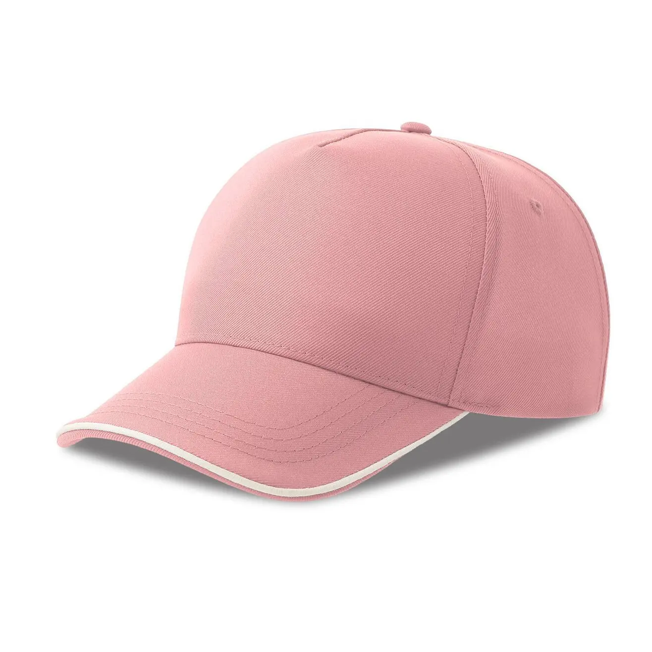 5-Panel Baseball Cap Atlantis Headwear Recy Piping