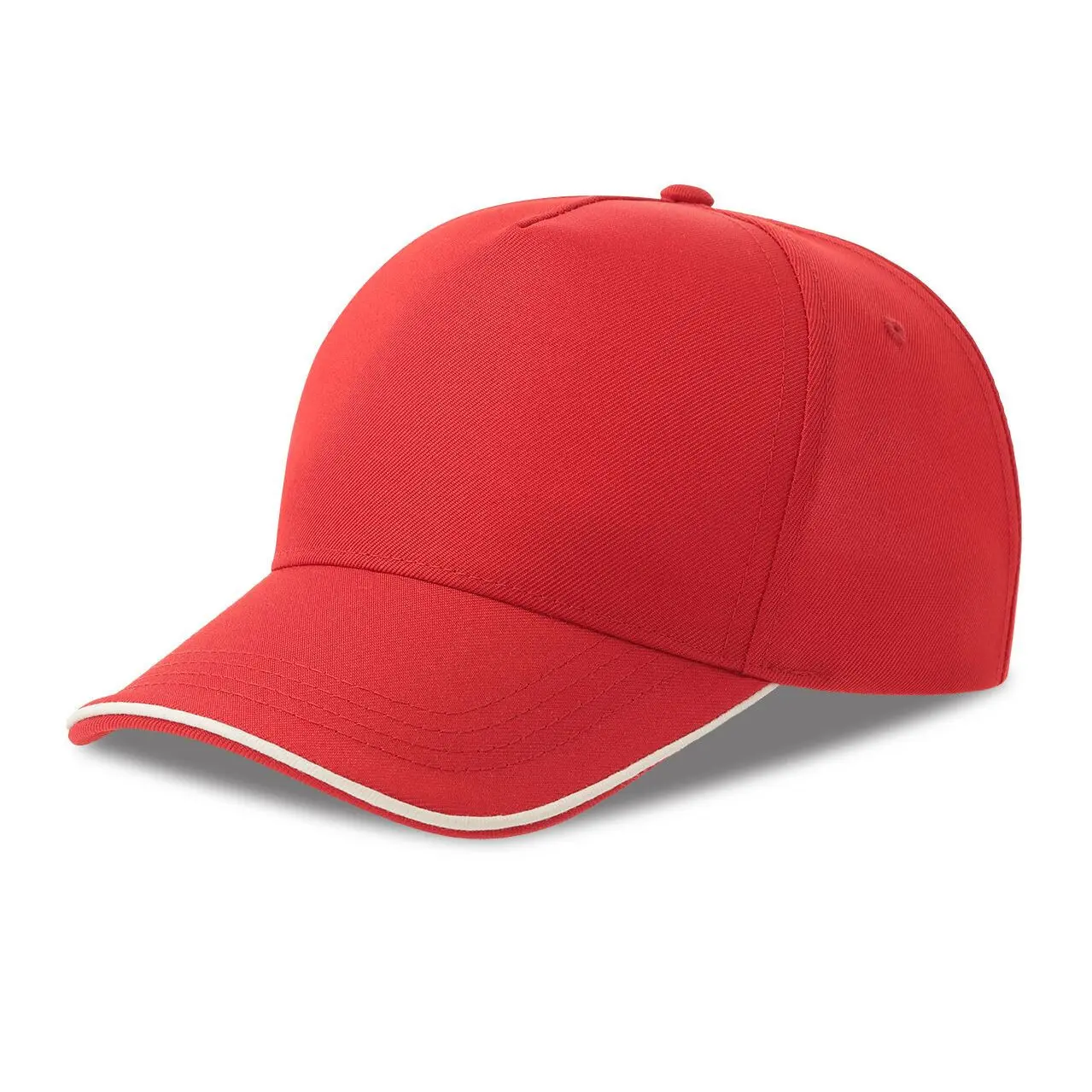 5-Panel Baseball Cap Atlantis Headwear Recy Piping