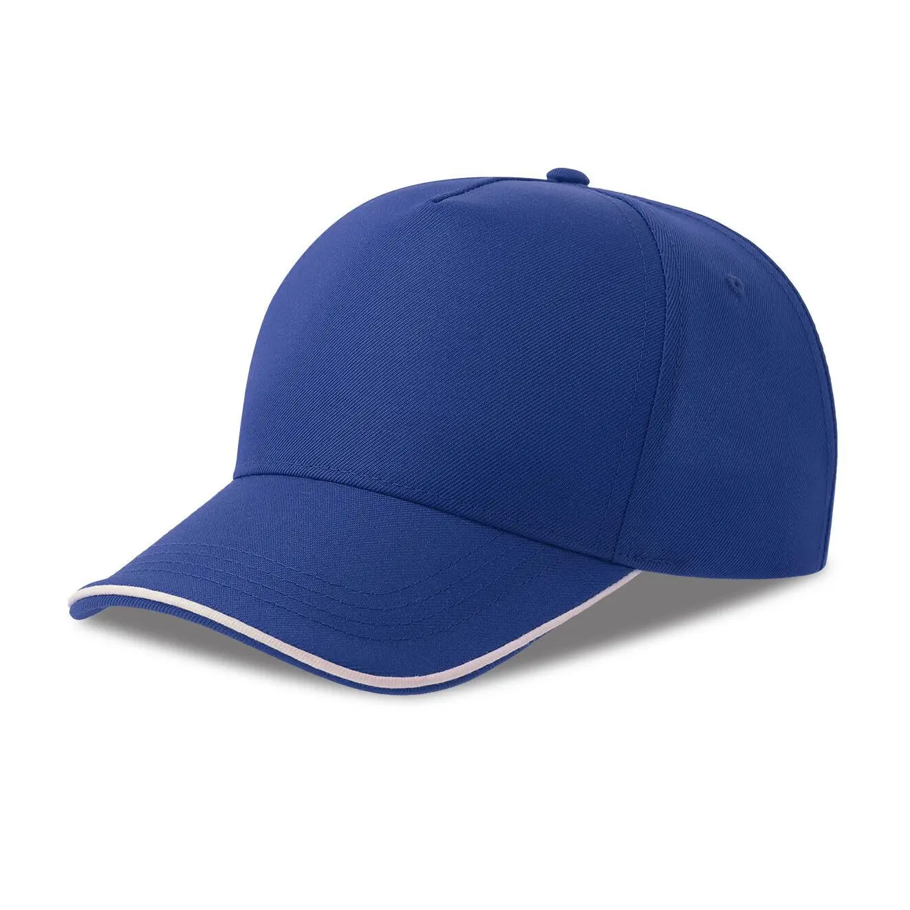 5-Panel Baseball Cap Atlantis Headwear Recy Piping