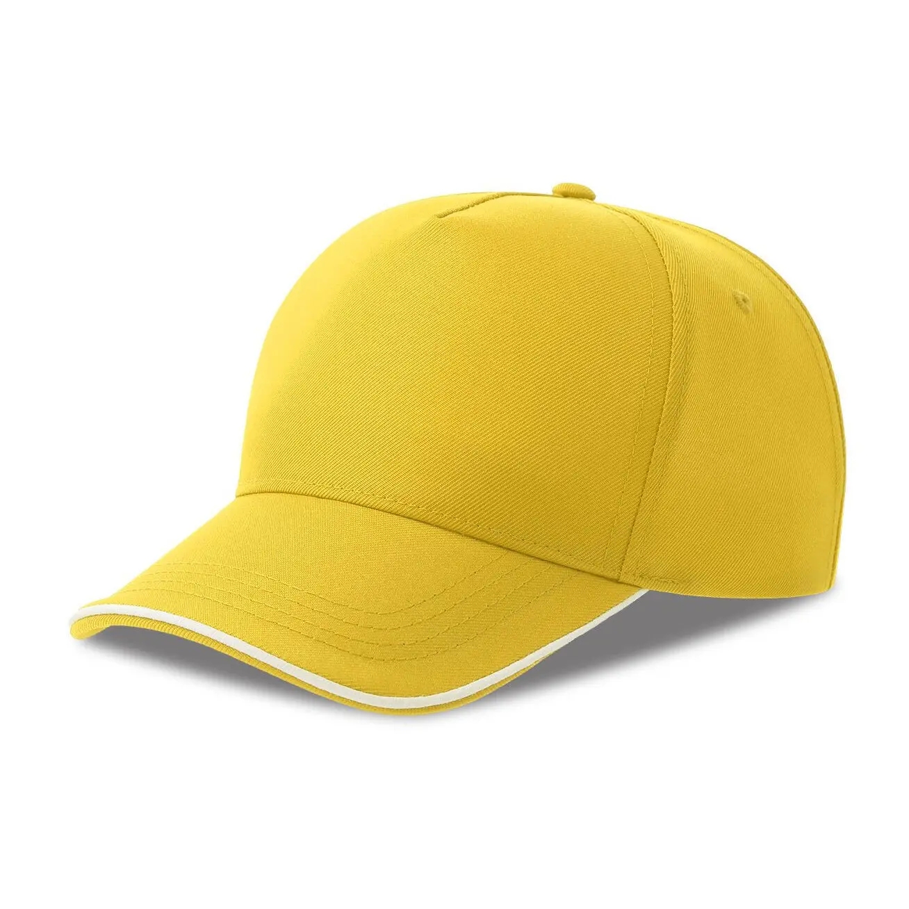 5-Panel Baseball Cap Atlantis Headwear Recy Piping
