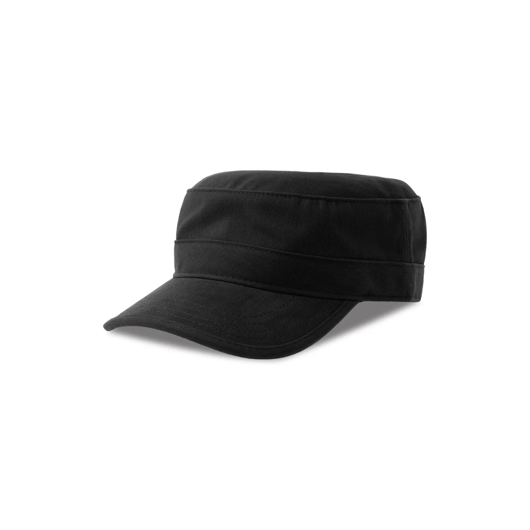 Atlantis Headwear Unisex Noir Military Cap Tank-S