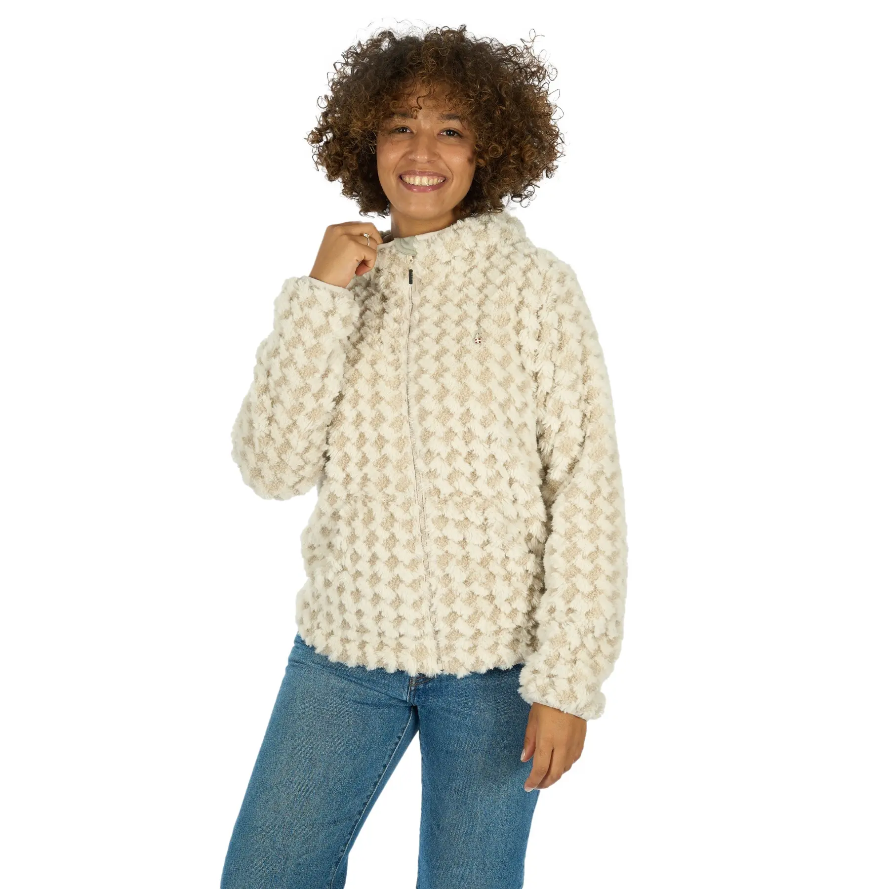Dames sherpa jas Aulp