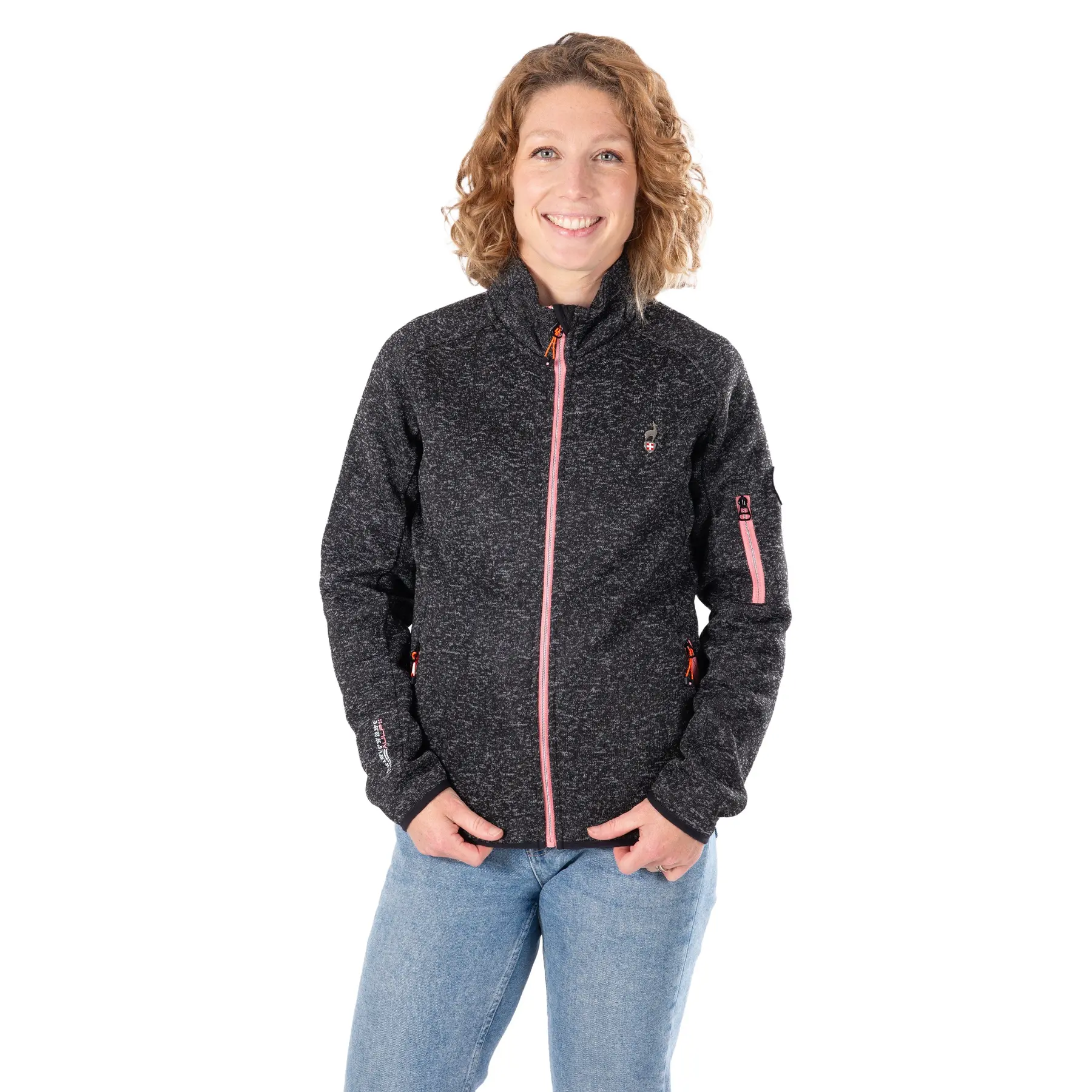 Dames fleece met rits Aulp Rikka