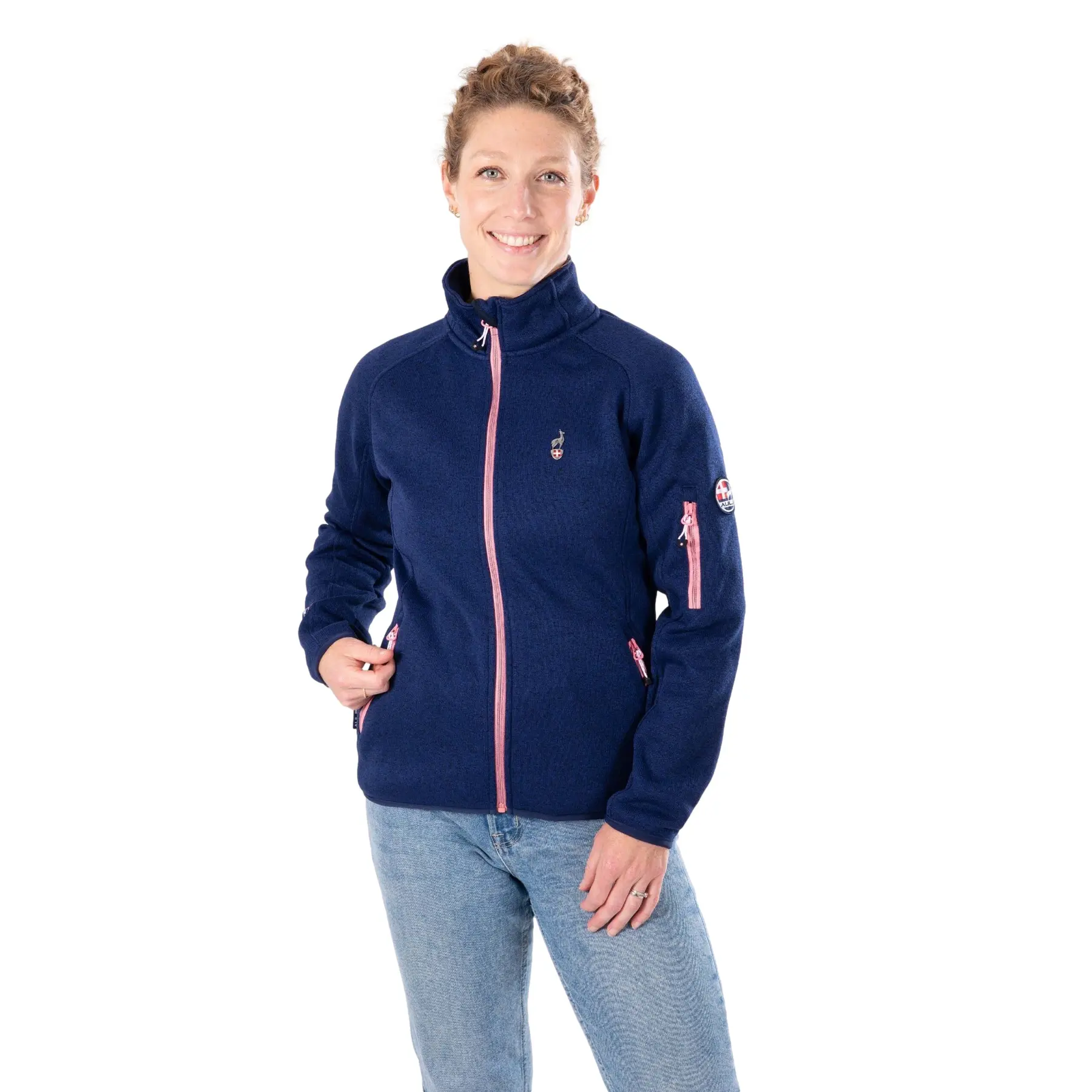 Dames fleece met rits Aulp Rikka