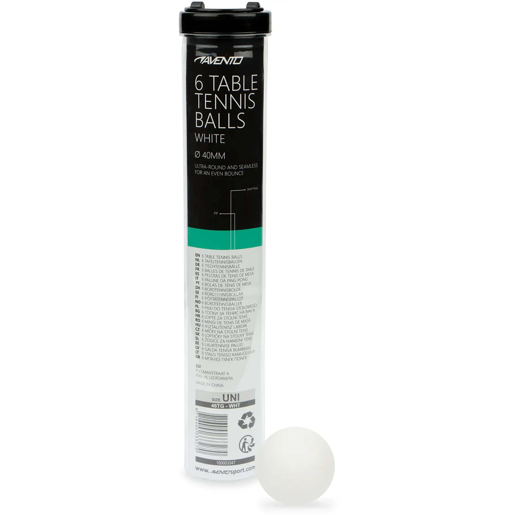Bälle Tubes Avento PP (x6)