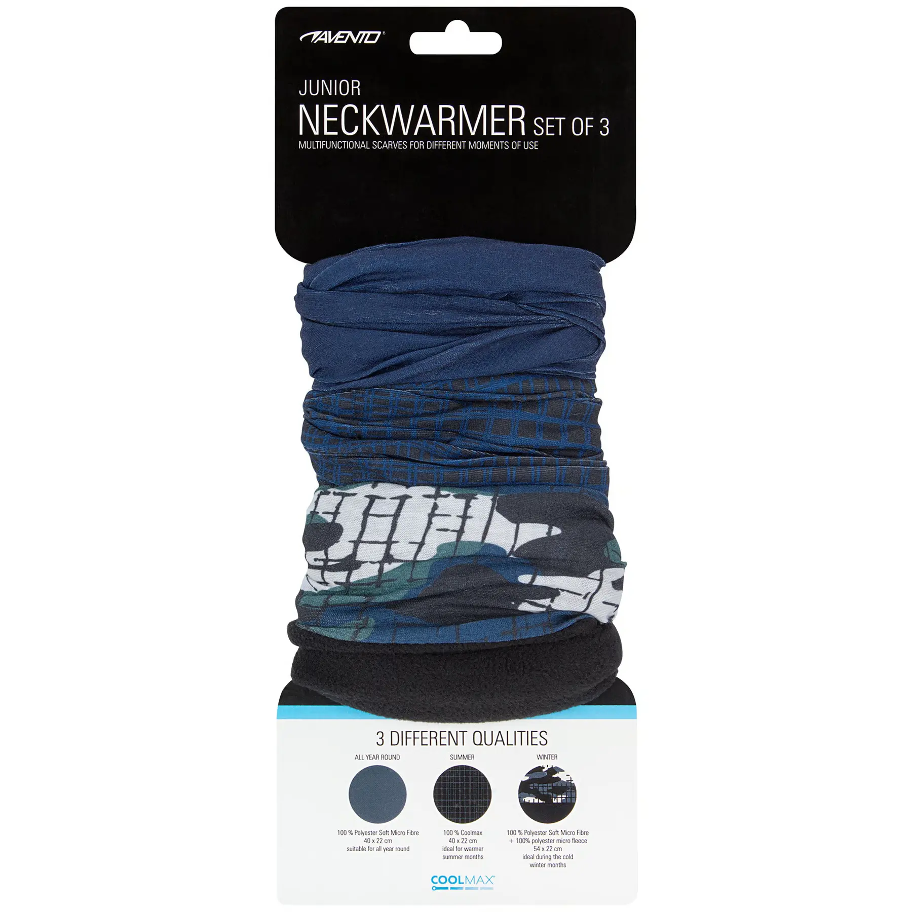 Cache cou enfant Avento Active (x3)