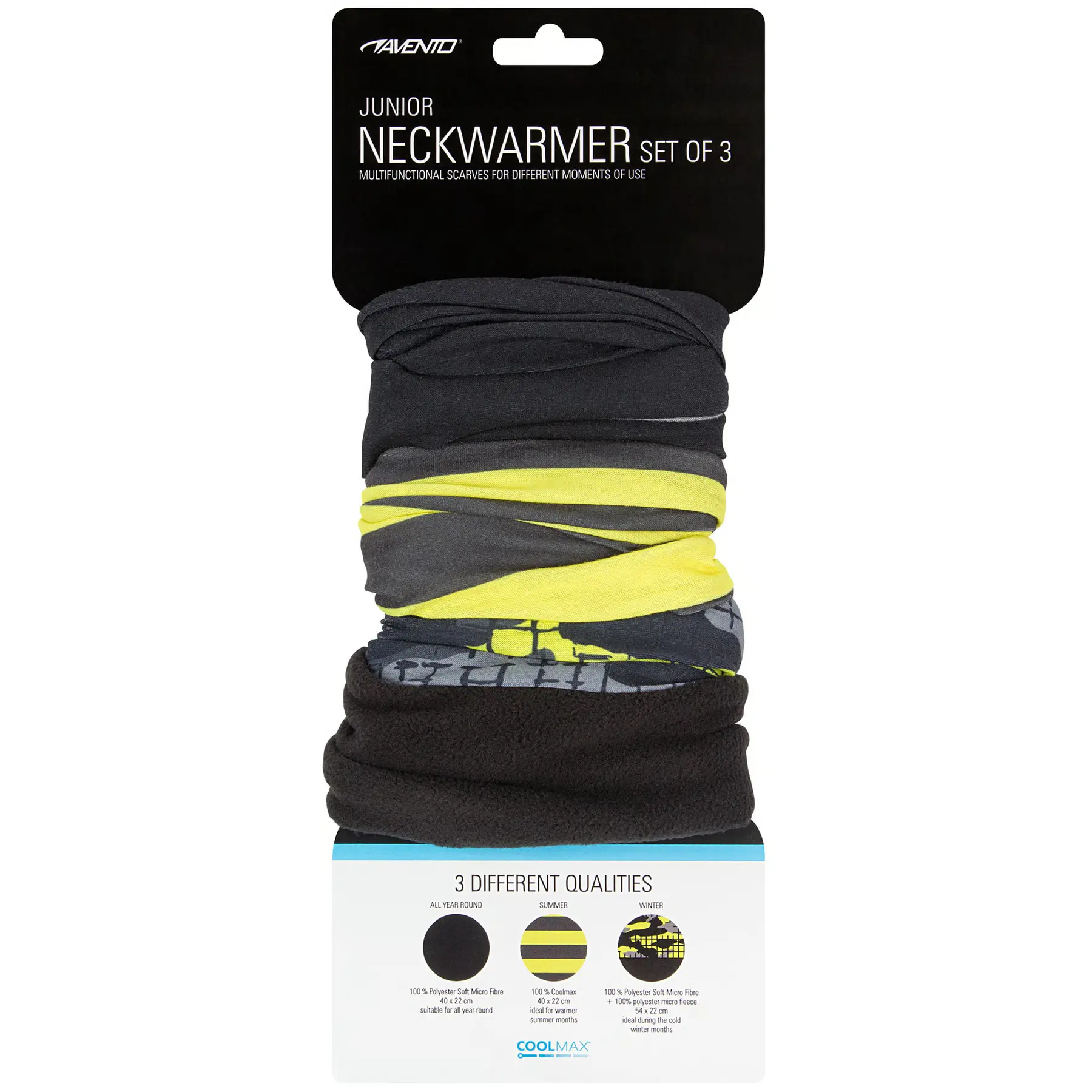 Cache cou enfant Avento Active (x3)