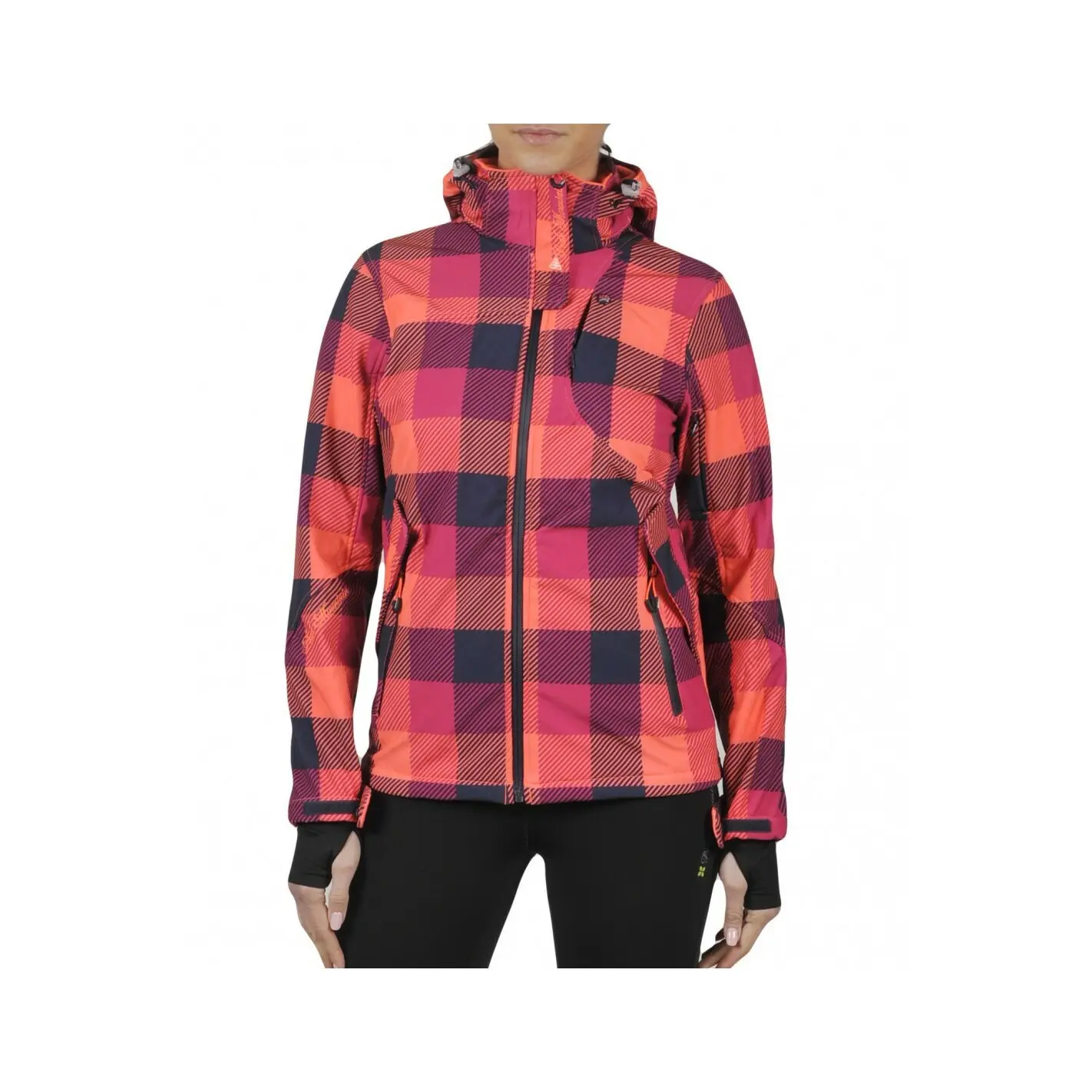 Giacca softshell stampata donna Peak Mountain Aveny