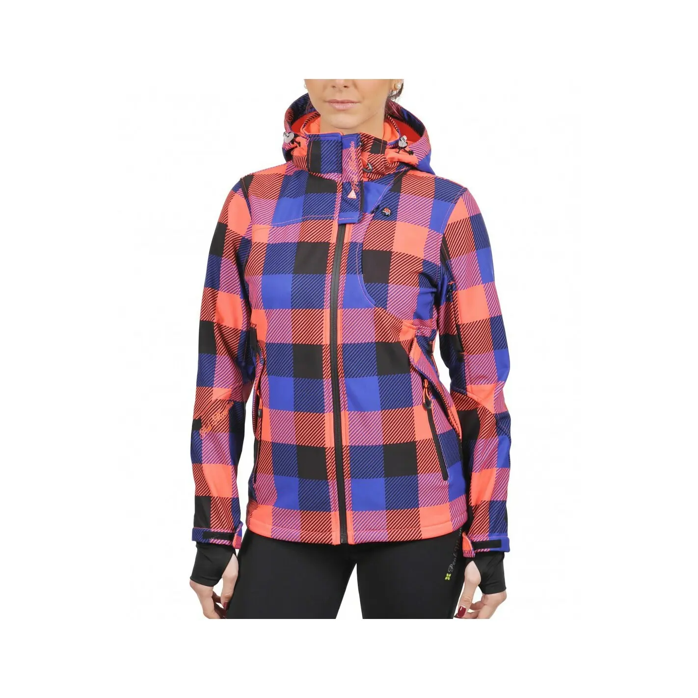Giacca softshell stampata donna Peak Mountain Aveny