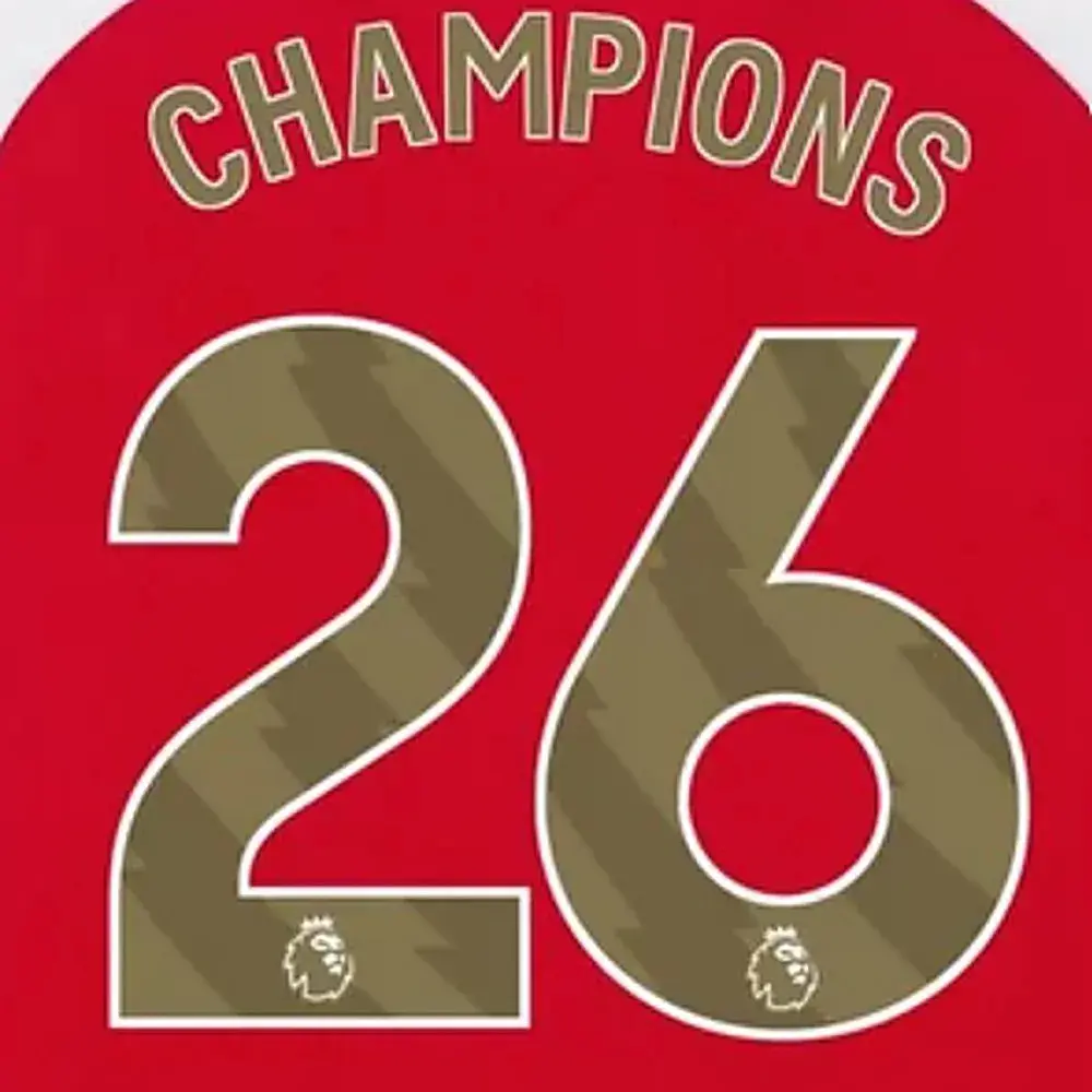Flocage thuis Arsenal Premier League CHAMPIONS #26 2026/27