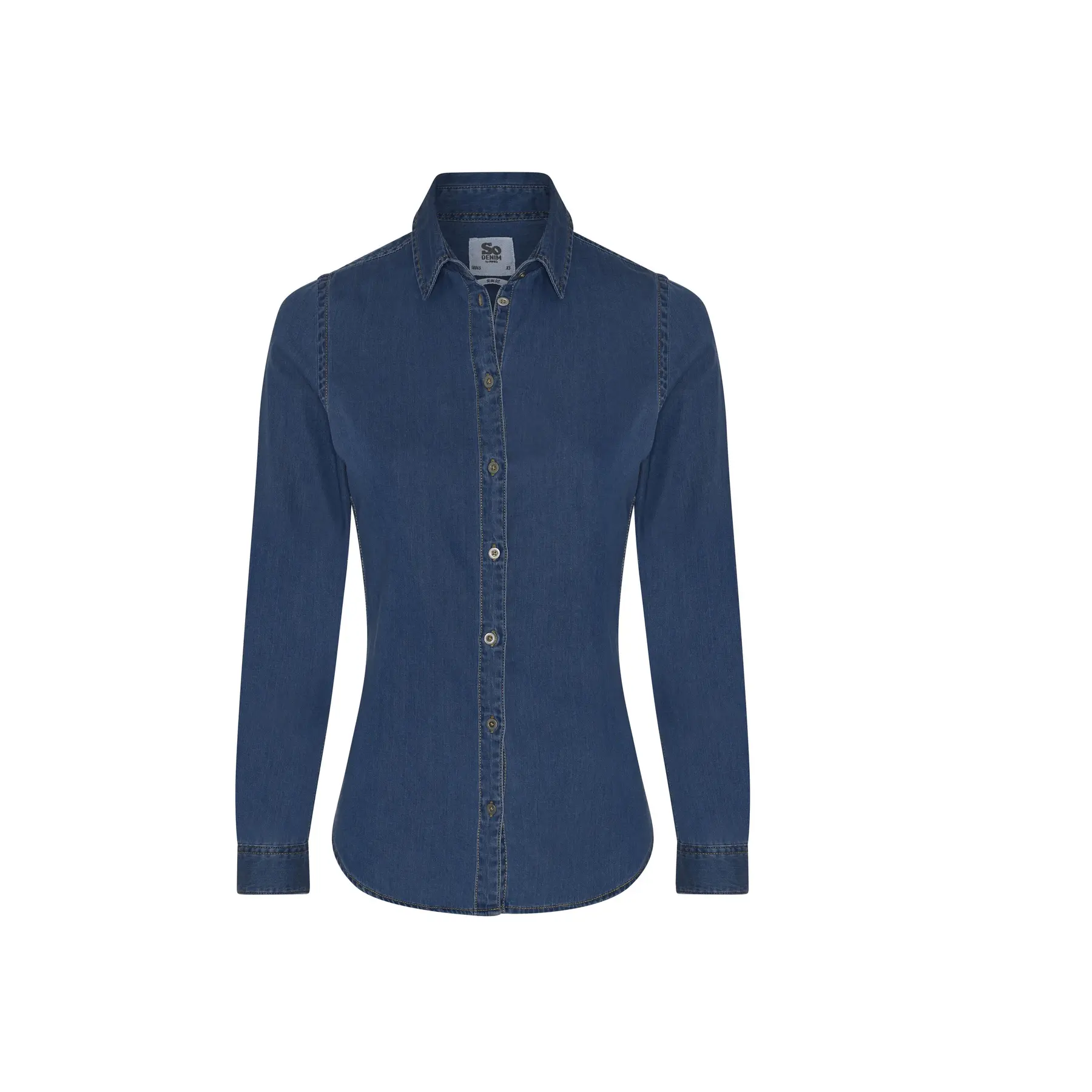 Camicia da donna in denim AWDis So denim Lucy