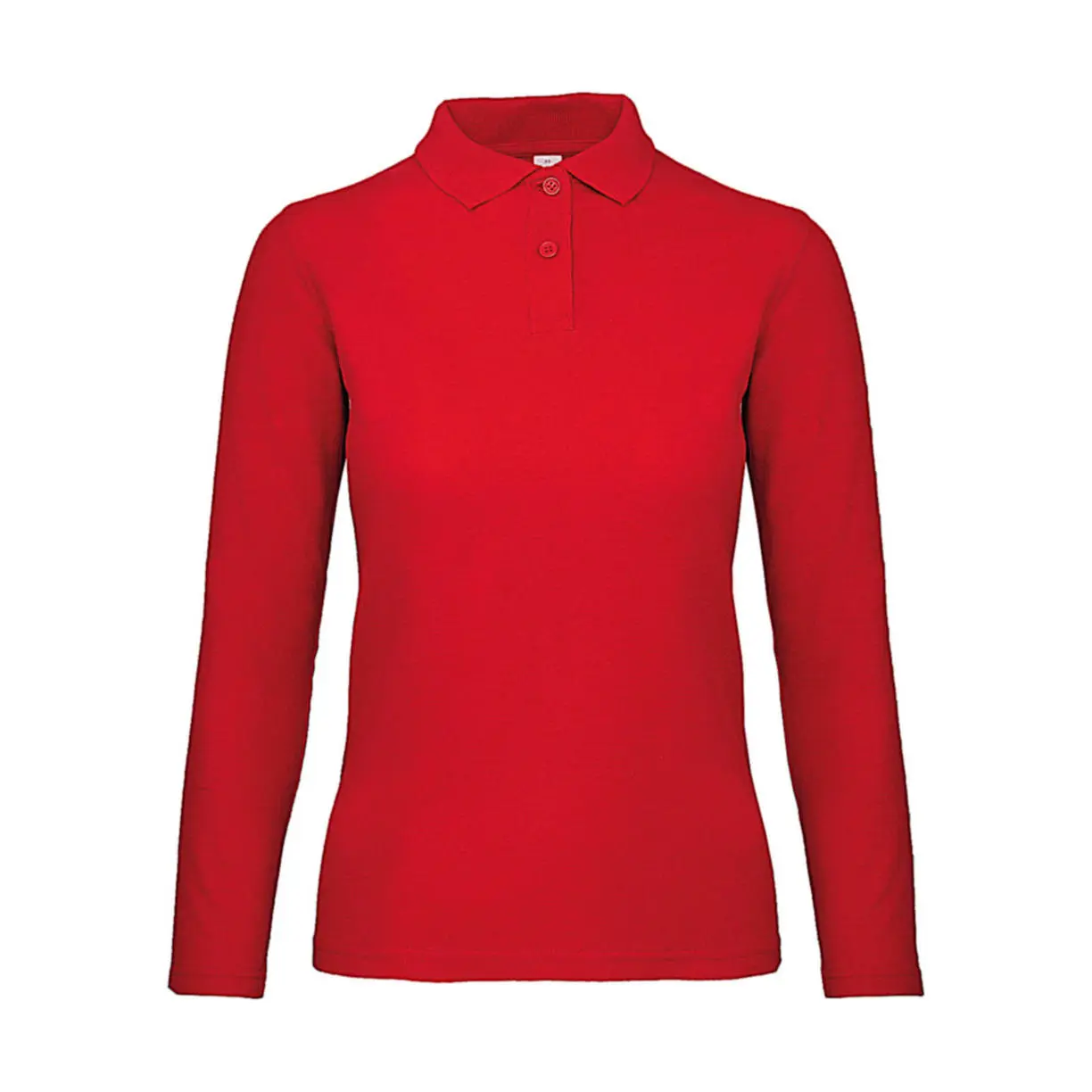 Polo-Shirt, langarm, Damen B&C ID.001 LSL
