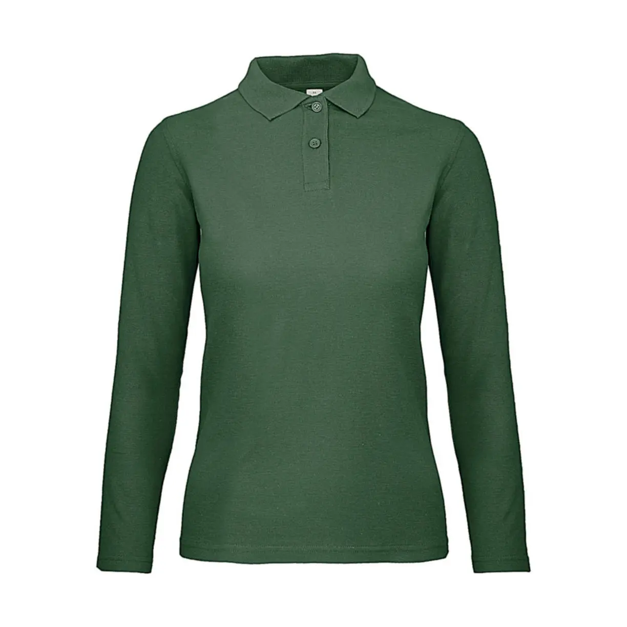 Polo-Shirt, langarm, Damen B&C ID.001 LSL