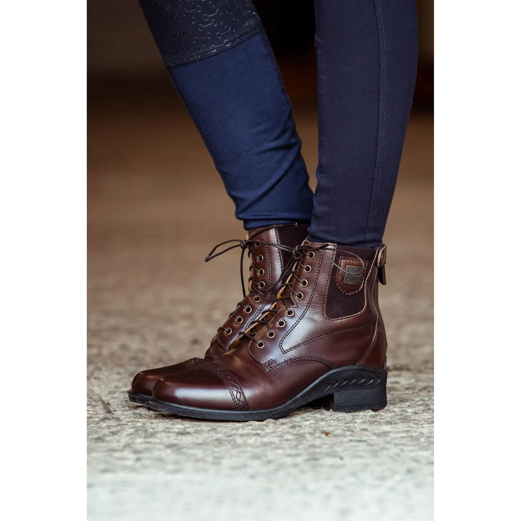 Leather riding boots for women B Vertigo Jodhpur Jupiter