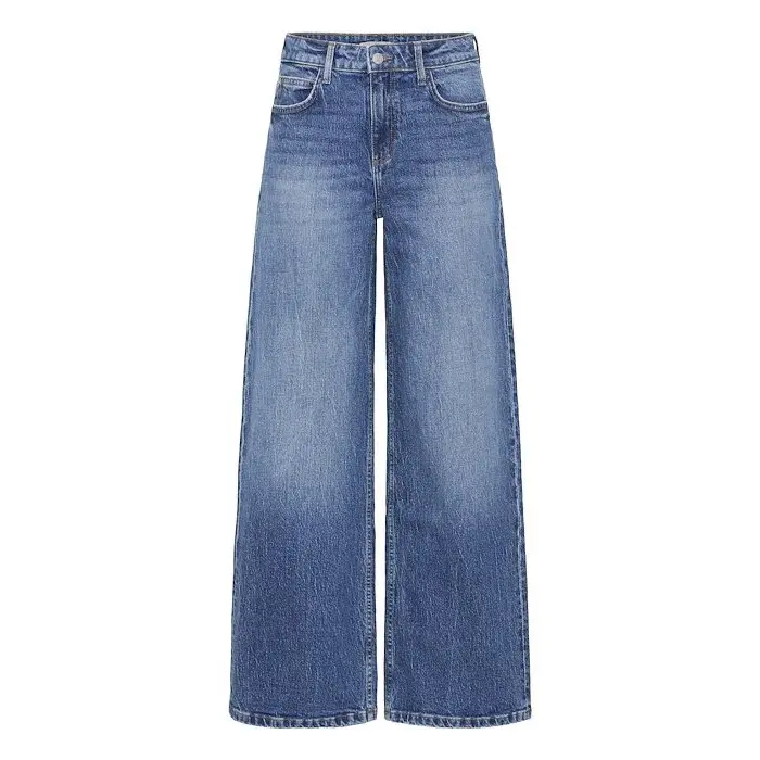 Jeans a gamba larga in cotone da donna b.young Kyjla