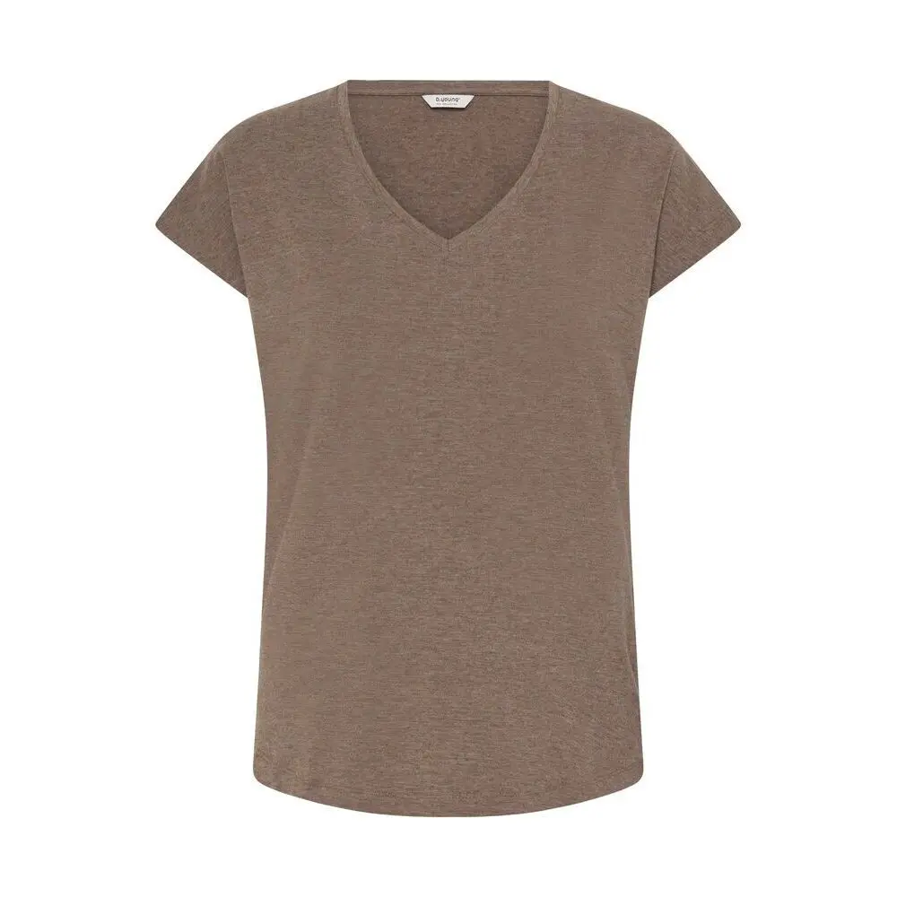 V-Ausschnitt T-Shirt aus Jersey für Damen b.young Pamila