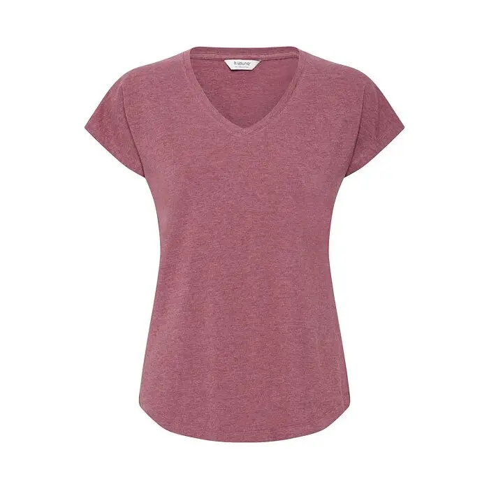 V-Ausschnitt T-Shirt aus Jersey für Damen b.young Pamila