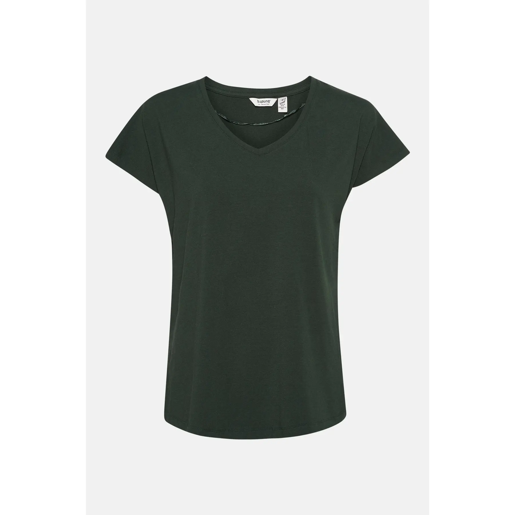 V-Ausschnitt T-Shirt aus Jersey für Damen b.young Pamila