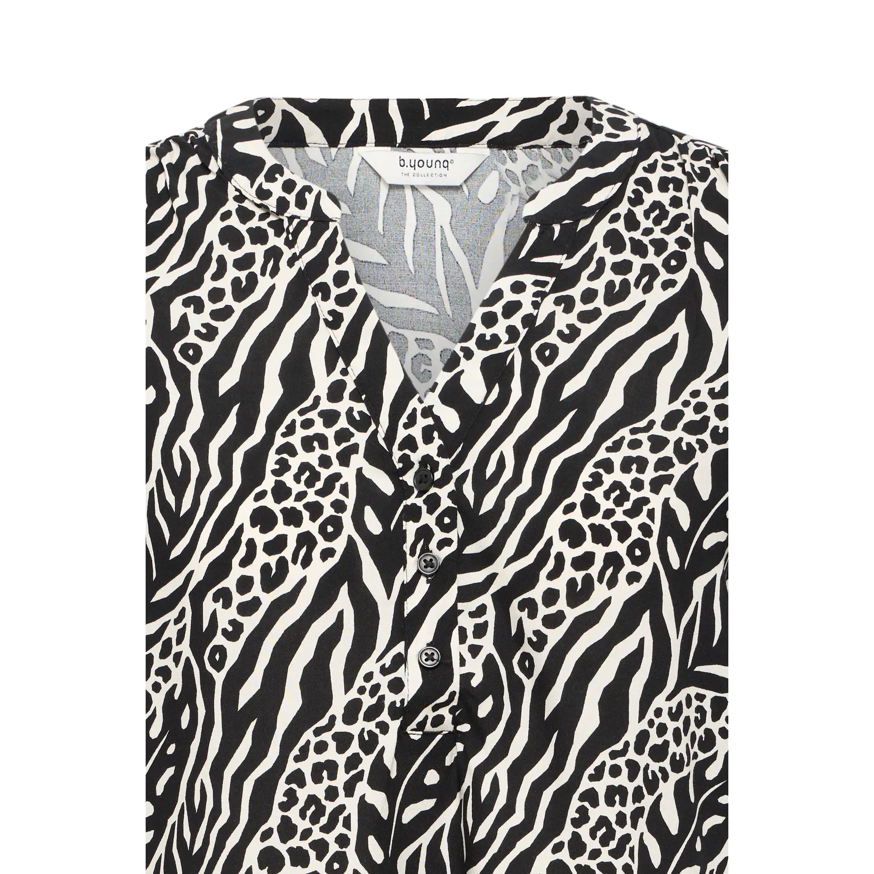 Damen V-Ausschnitt Bluse b.young Mmjoella 4