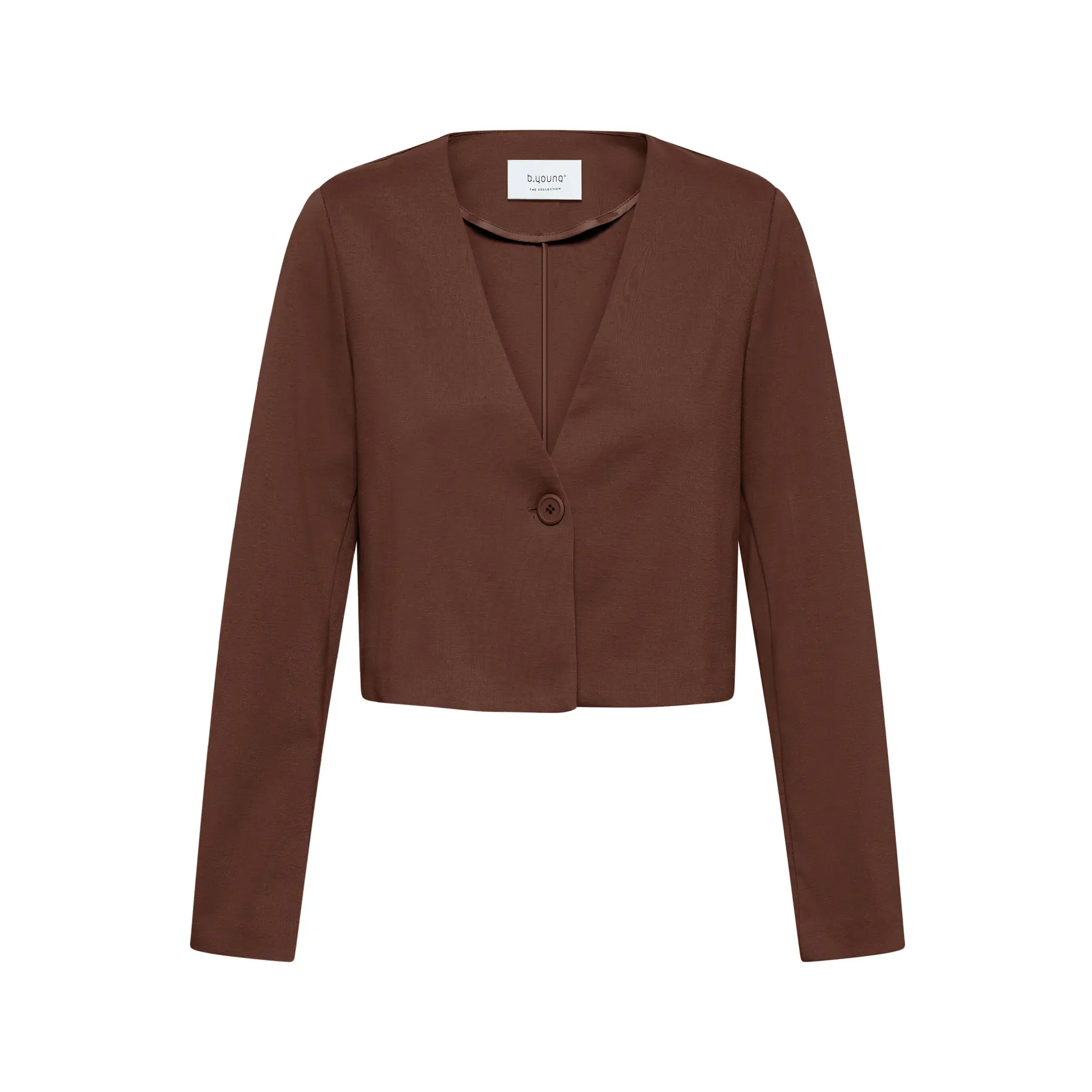 B.young Women's Marron ’S V-Neck Jacket Byrizetta