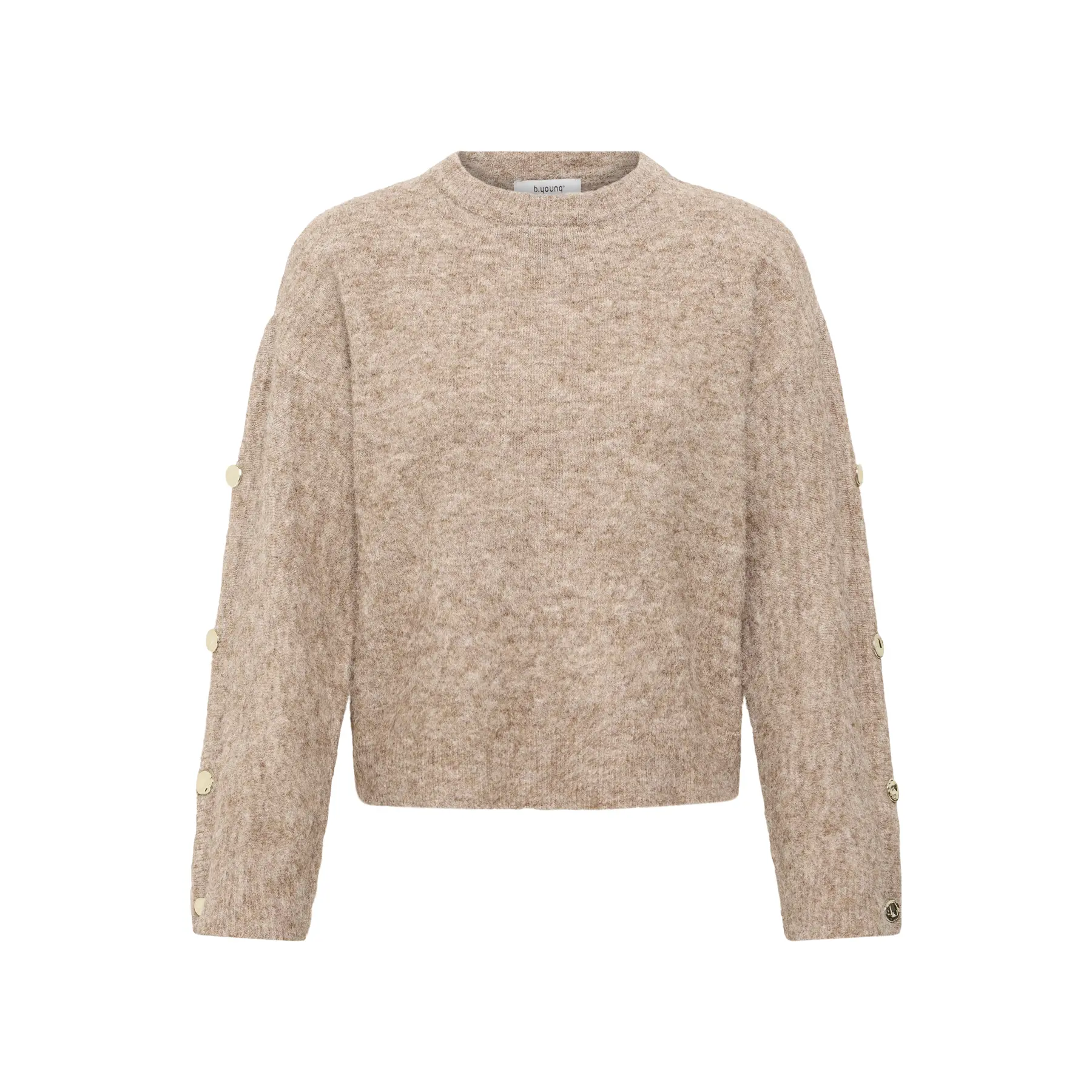 Pullover Damen b.young BYMilou Button Jumper