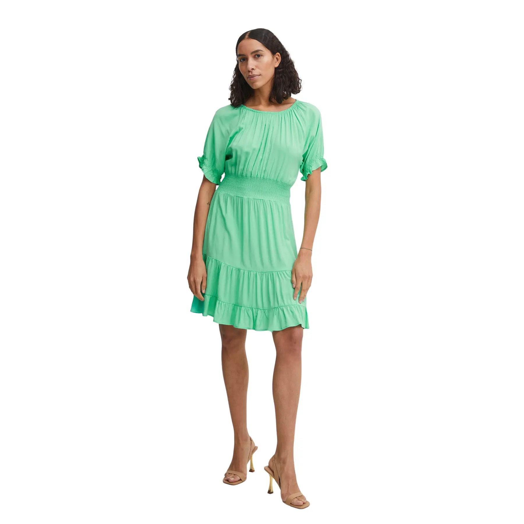 Vestito smocked da donna b.young Joella