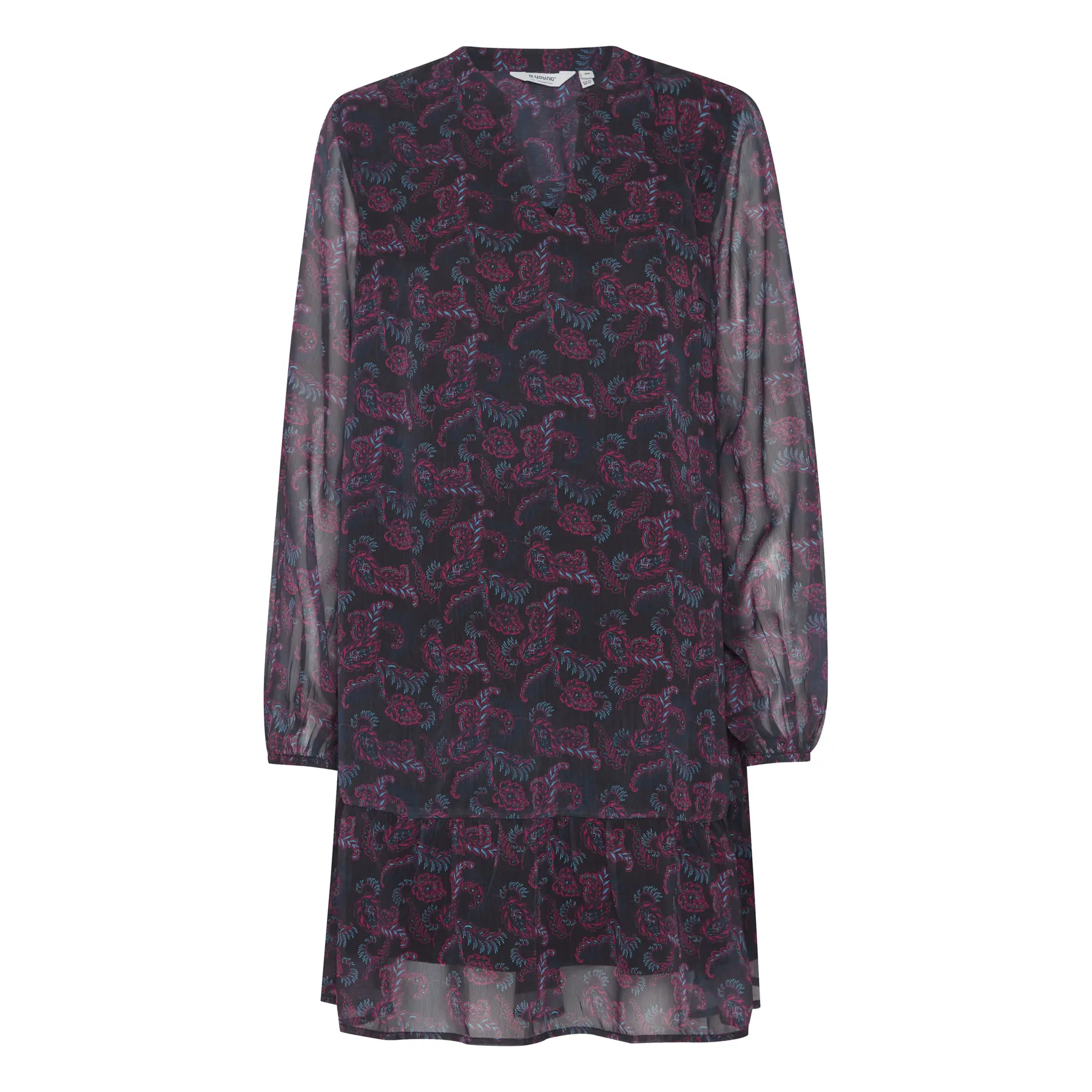 Kleid mit Rundhalsausschnitt Frau b.young Hima
