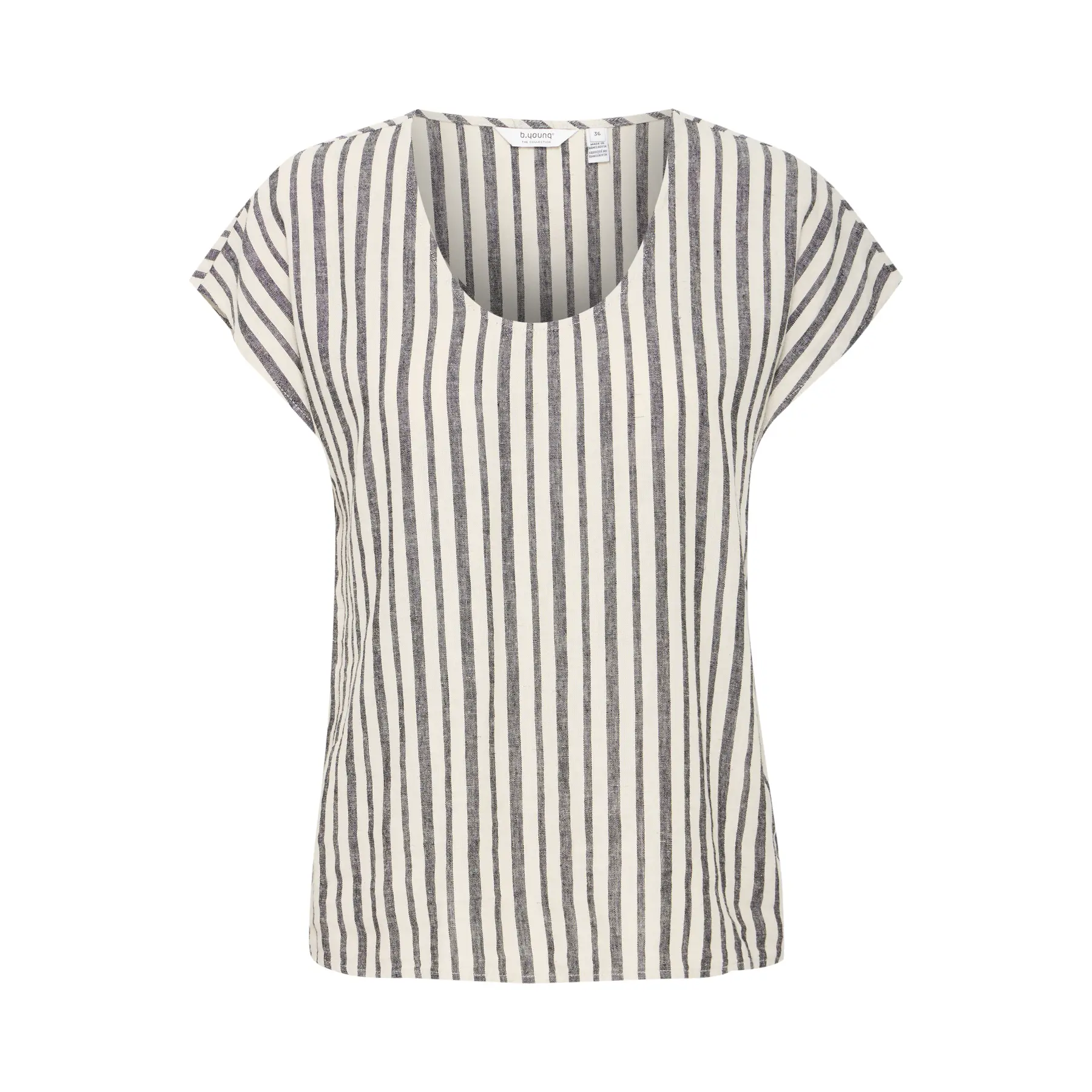 Camicetta donna con scollo rotondo b.young Falakka