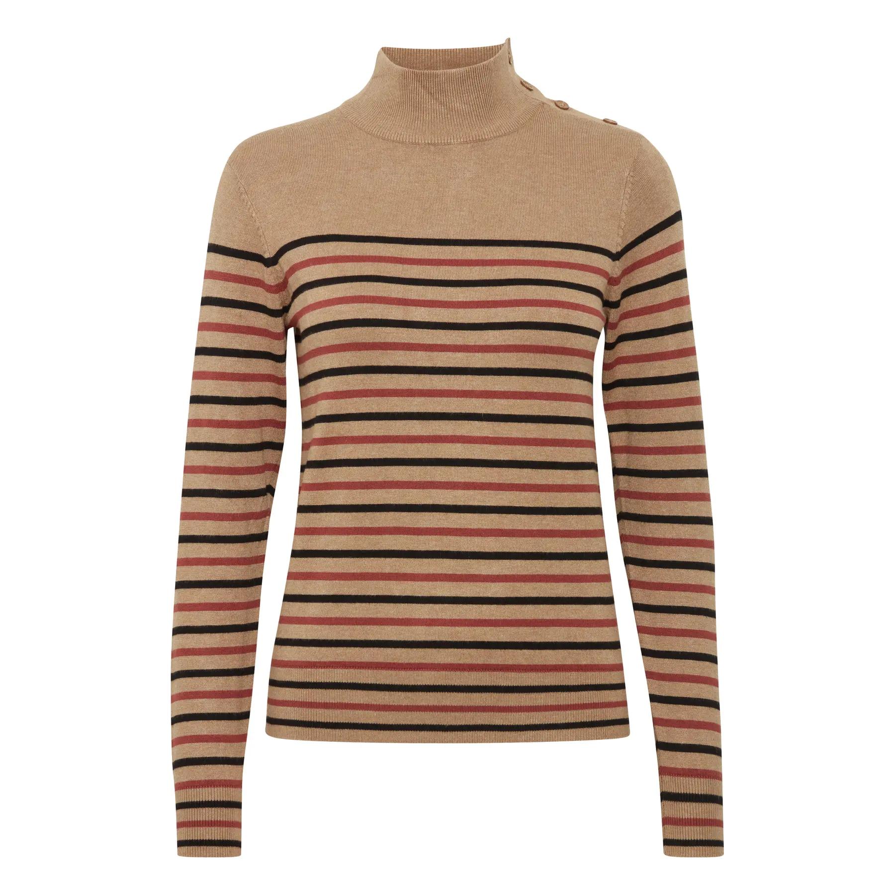 Pullover mit Knopfleiste, Damen b.young Mmorla 2
