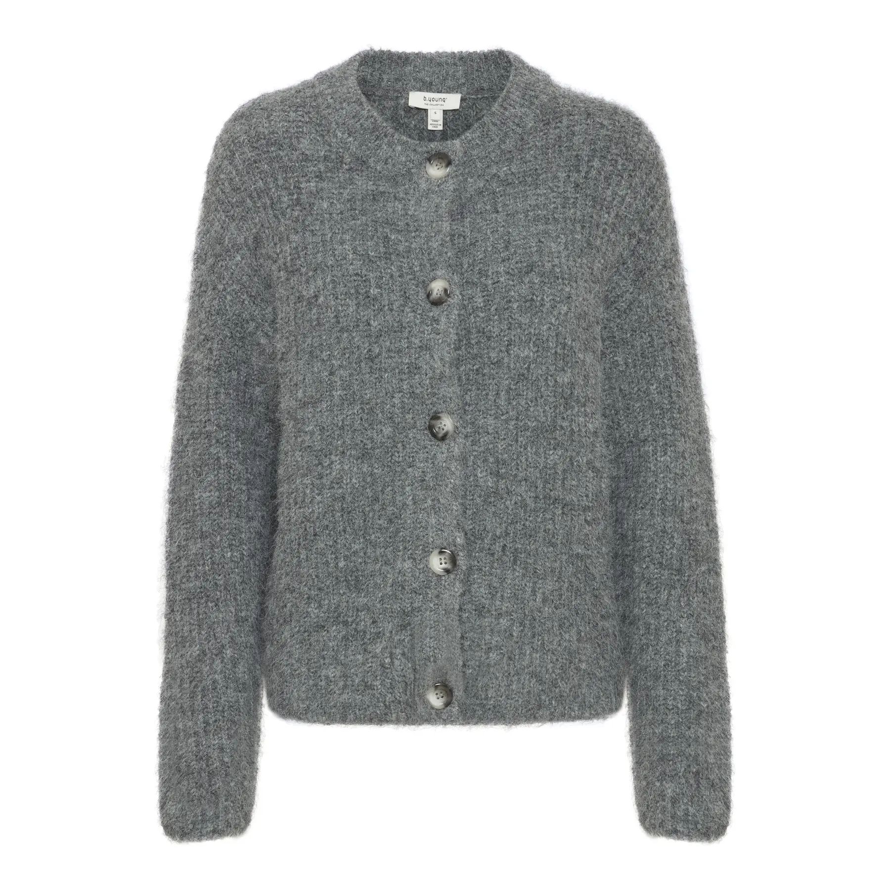 B.young Women's Grey Cardigan Miller