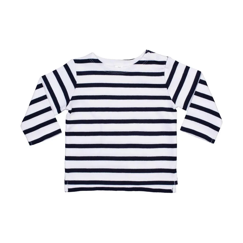 T-Shirt für Babies Babybugz Breton