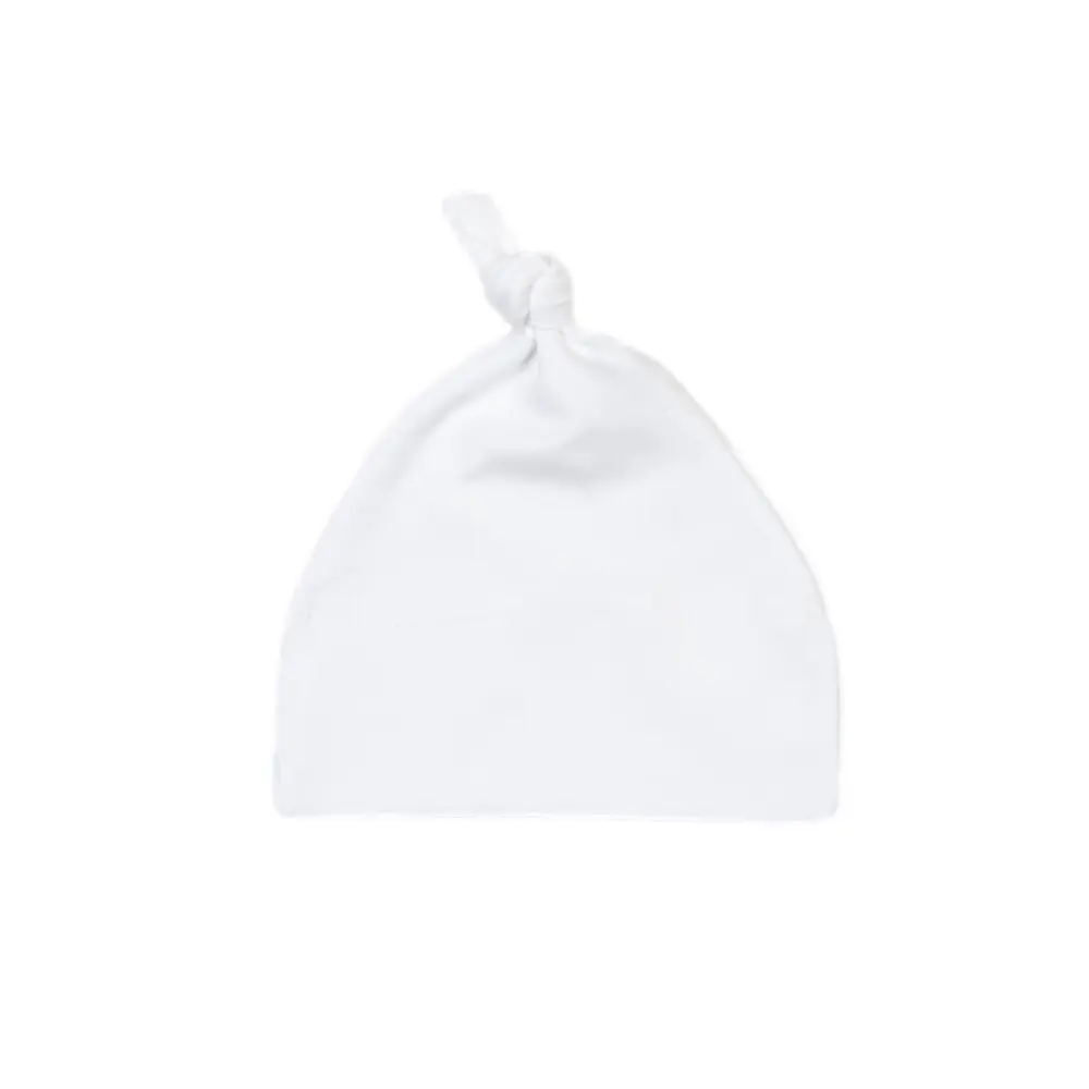 Babybugz Unisex Baby Blanc Baby Mütze Mit Schleife