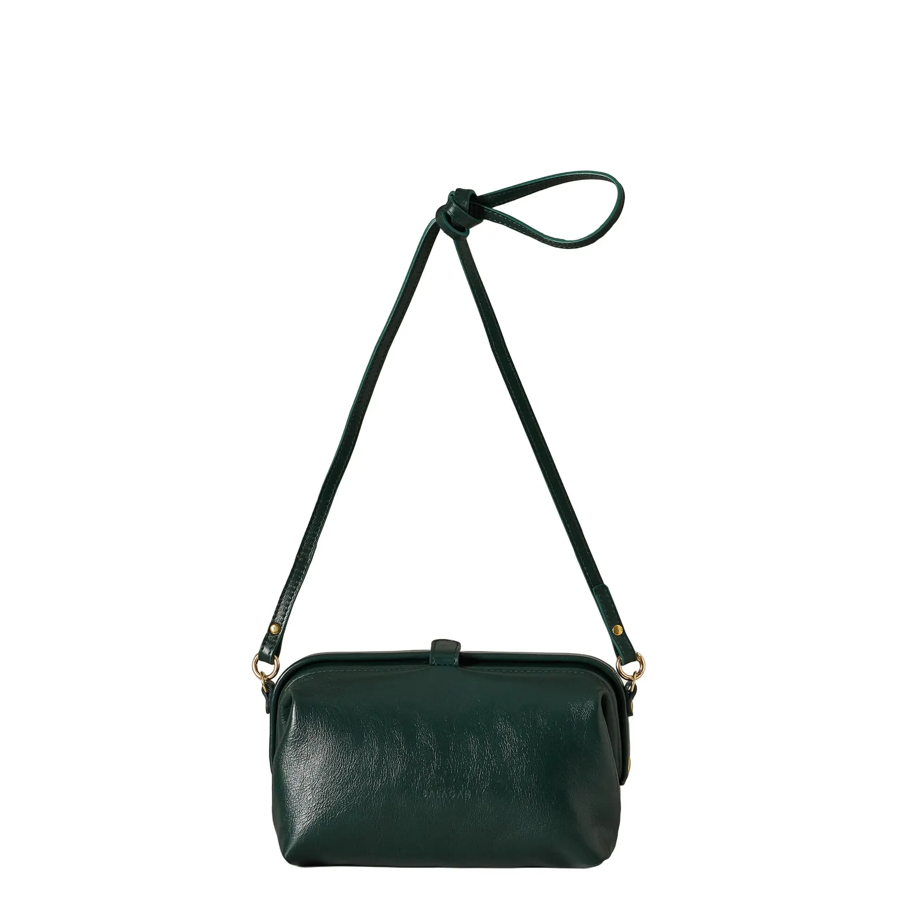 Dunkelgrüner Handtasche für Damen Balagan Rofe M