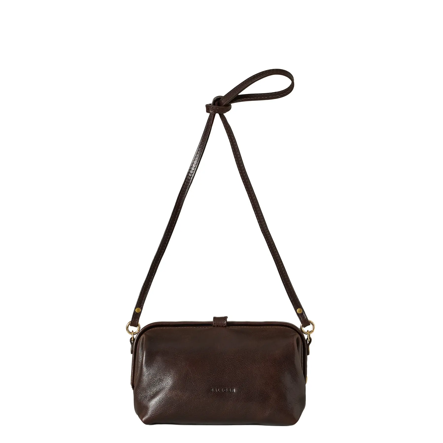 Dunkelbrauner Handtasche Damen Balagan Rofe M