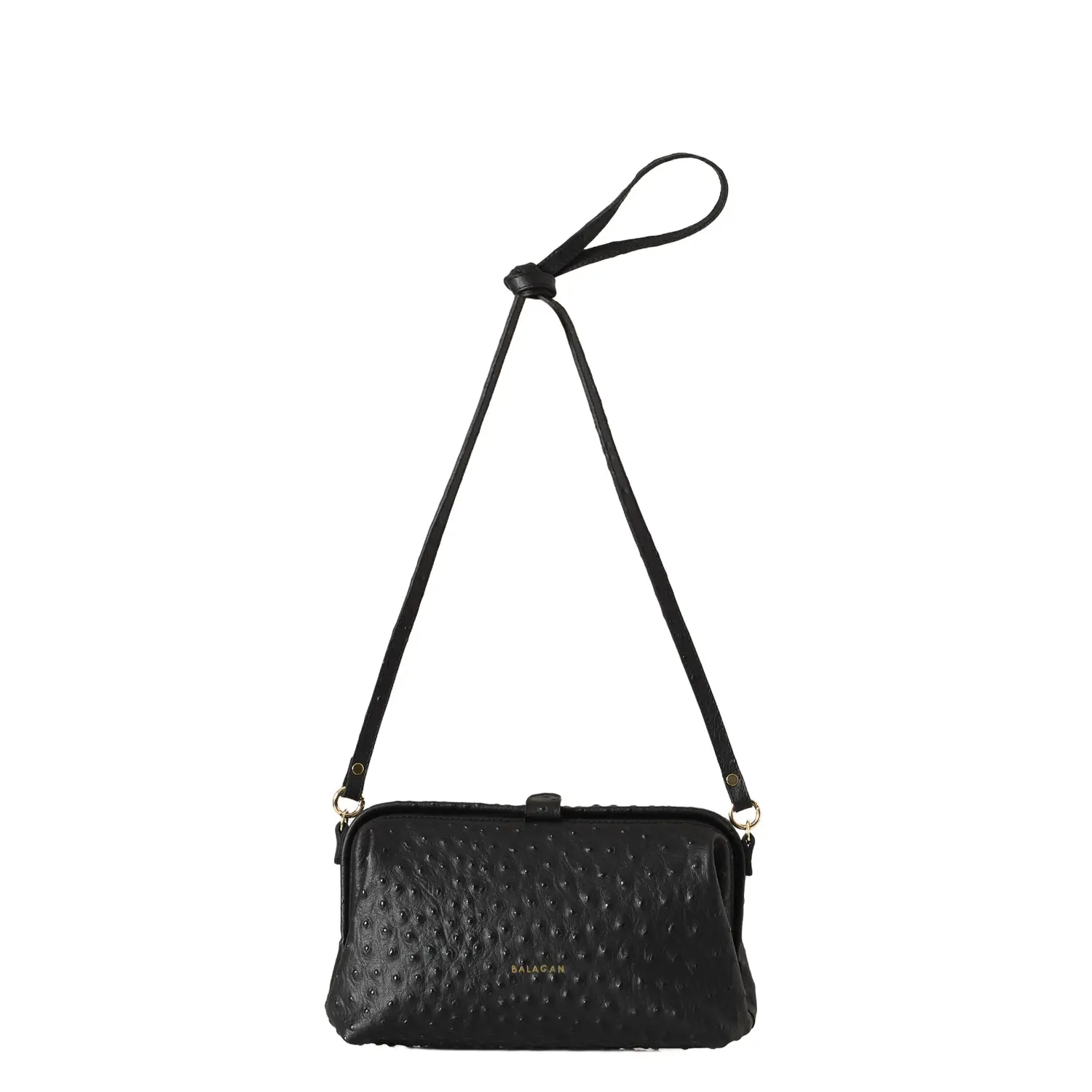 Handtasche Straußeneffekt Damen Balagan Rofe M