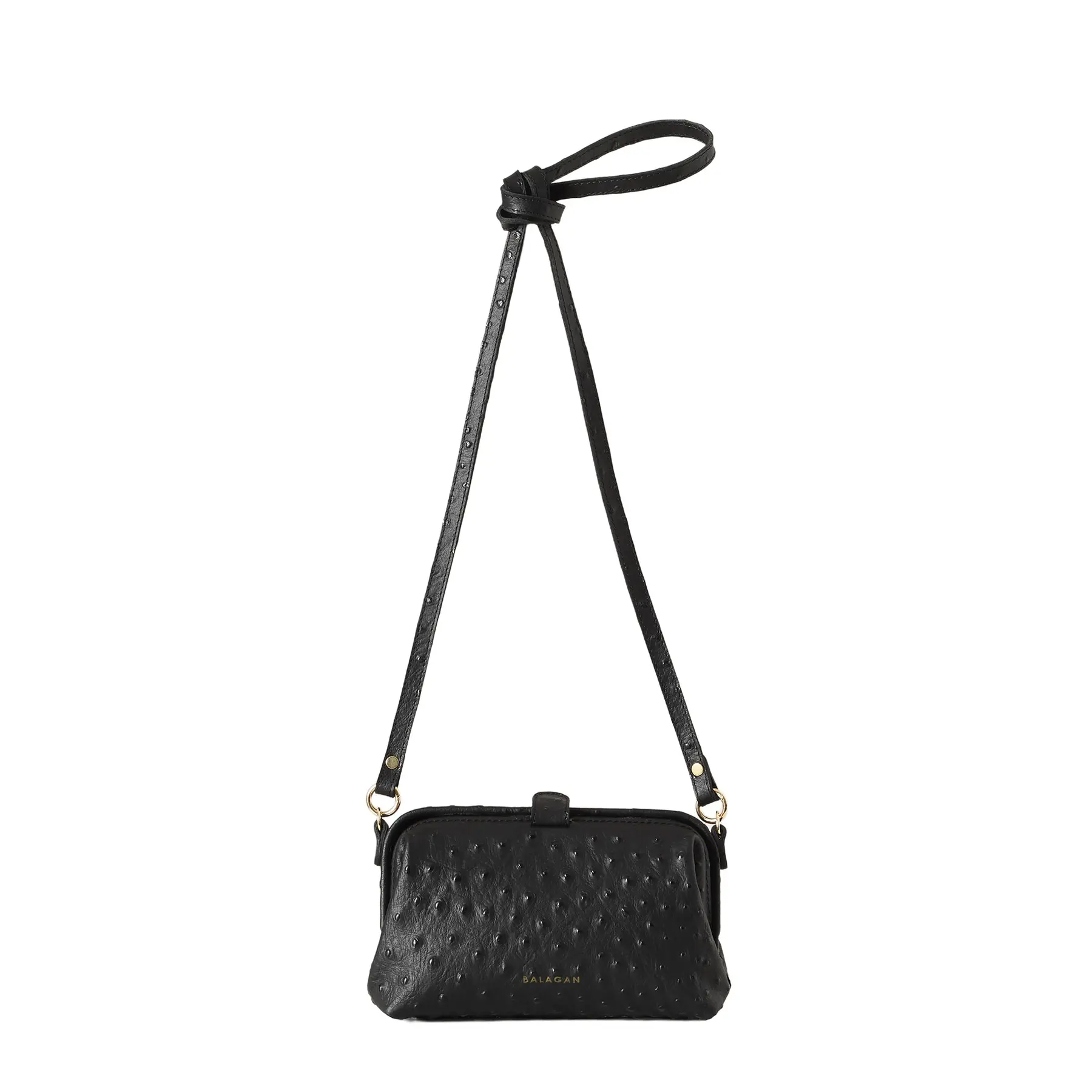 Handtasche Straußeneffekt Damen Balagan Rofe S