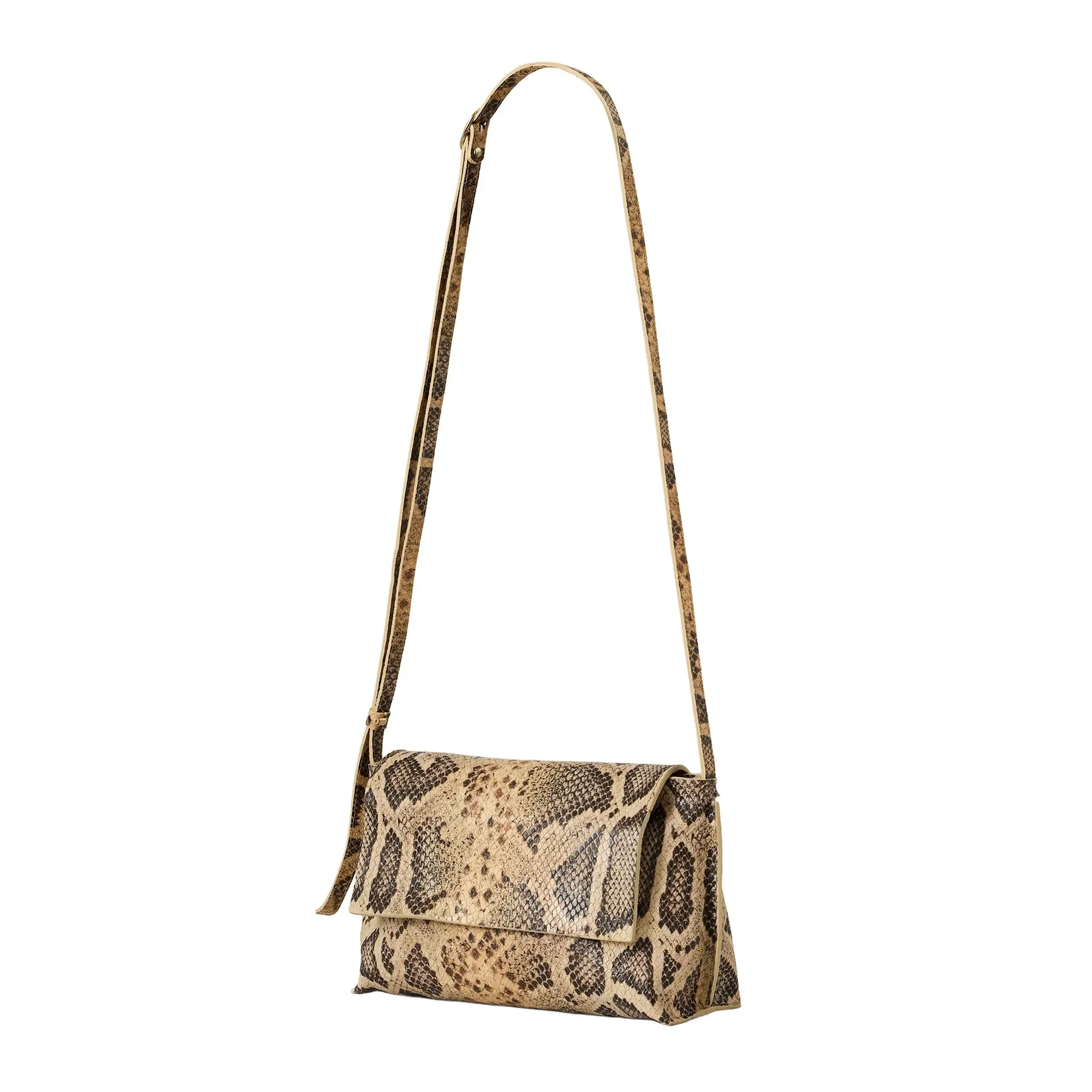 Schlangenleder-Effekt Handtasche Frau Balagan Ashley S
