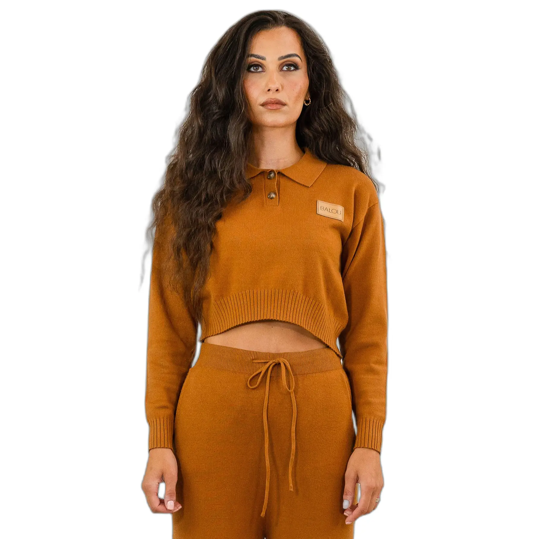 Polo donna a maniche lunghe