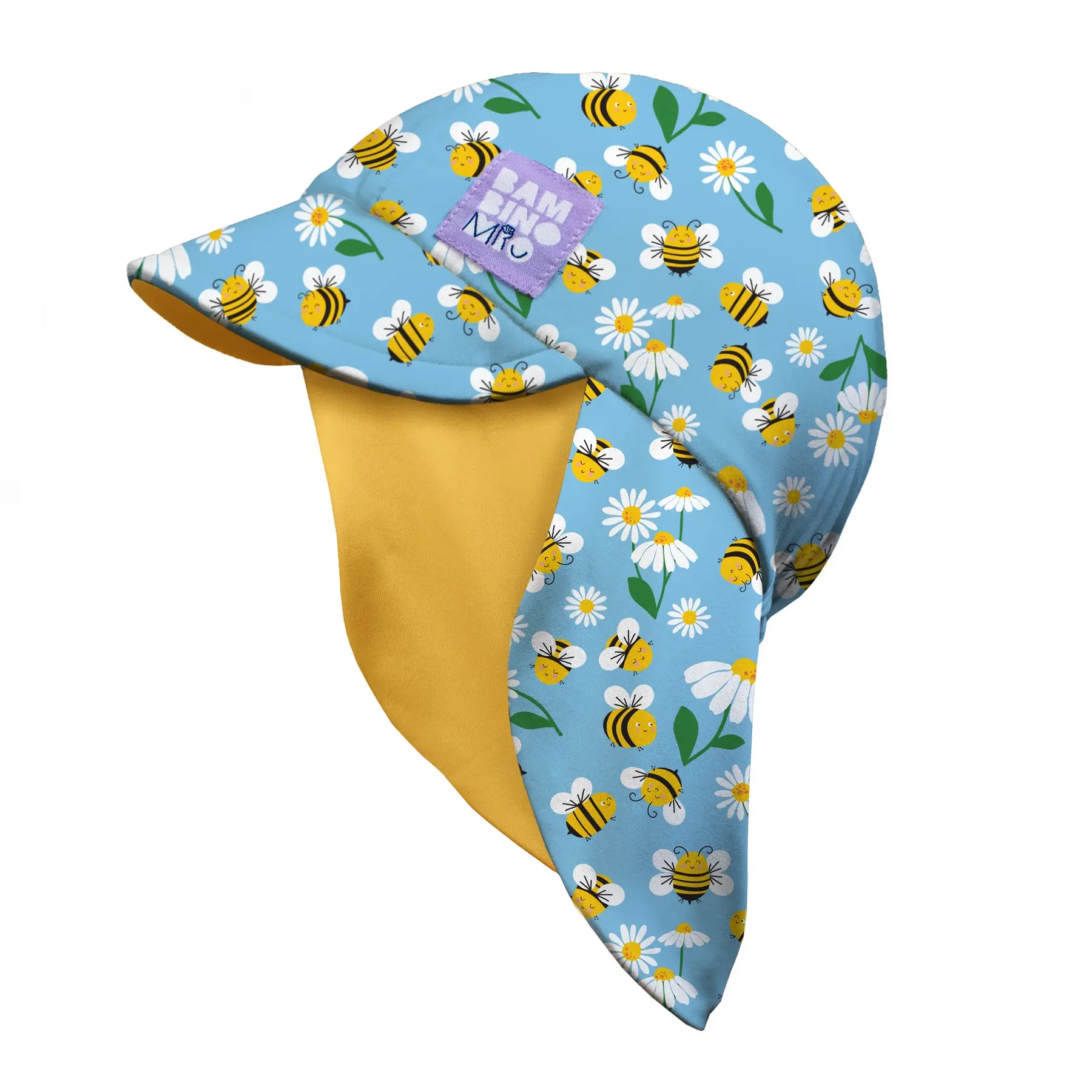 Bonnet de bain réversible Abeilles féériques Bambino Mio