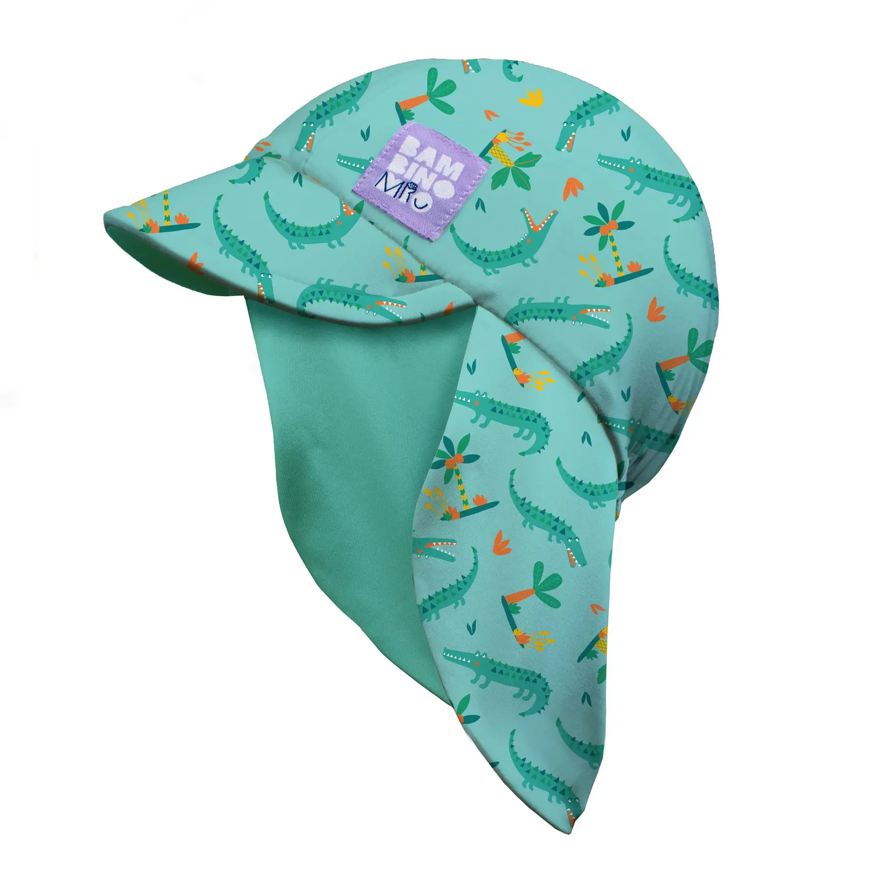 Bonnet de bain réversible Croco joueur Bambino Mio