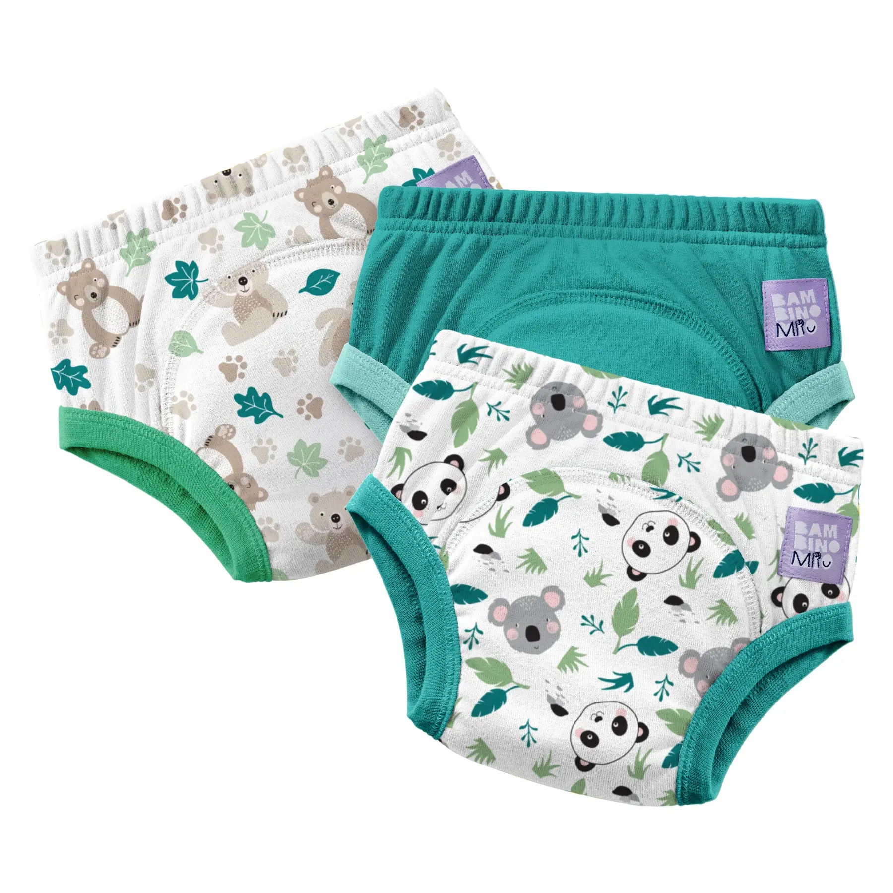 Culotte d'apprentissage Lavable Ours Mignon bébé Bambino Mio (x3) Culotte d'apprentissage Lavable Ours Mignon bébé Bambino Mio (x3)
