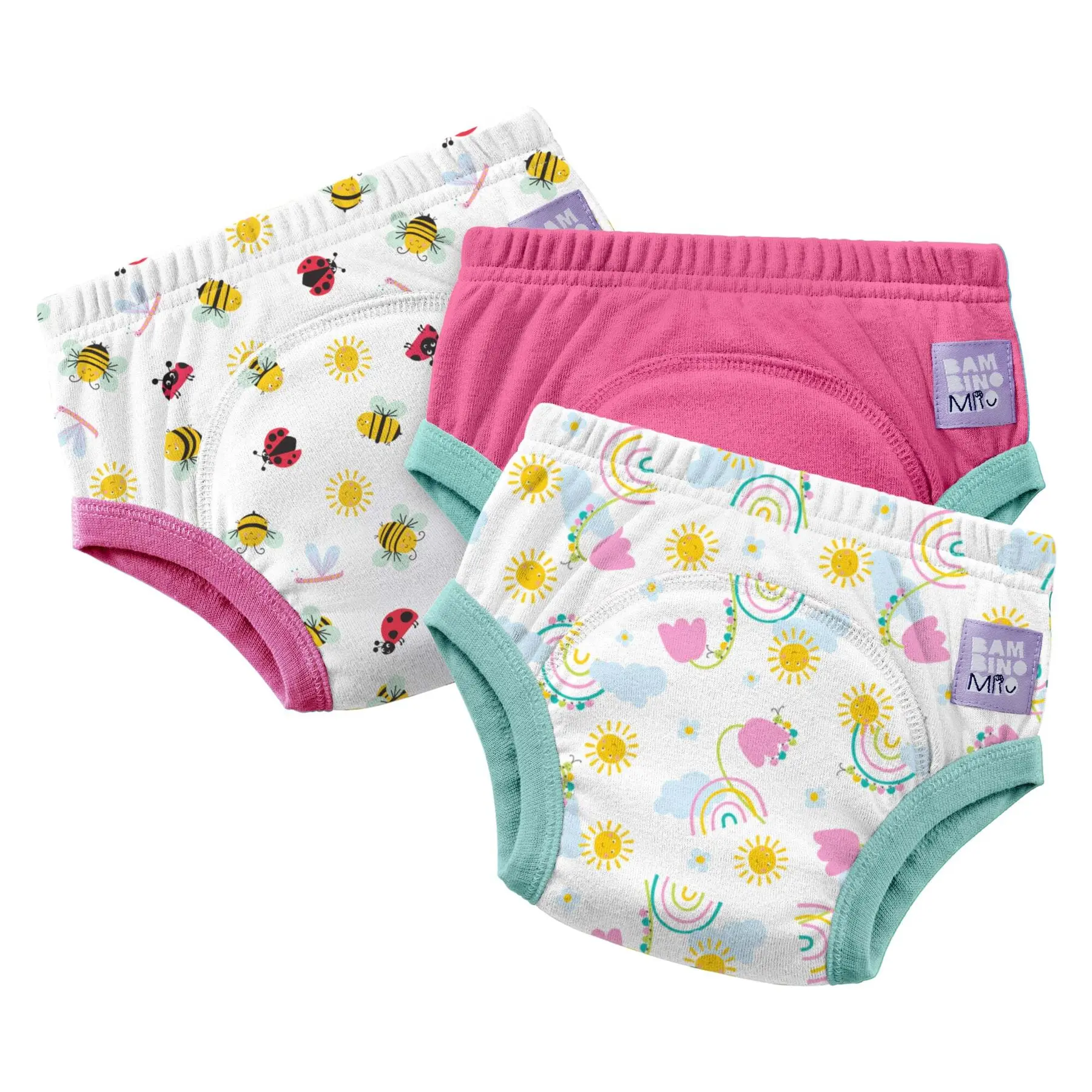 Culotte d'apprentissage Lavable Fête AU Jardin bébé Bambino Mio (x3) Culotte d'apprentissage Lavable Fête AU Jardin bébé Bambino Mio (x3)