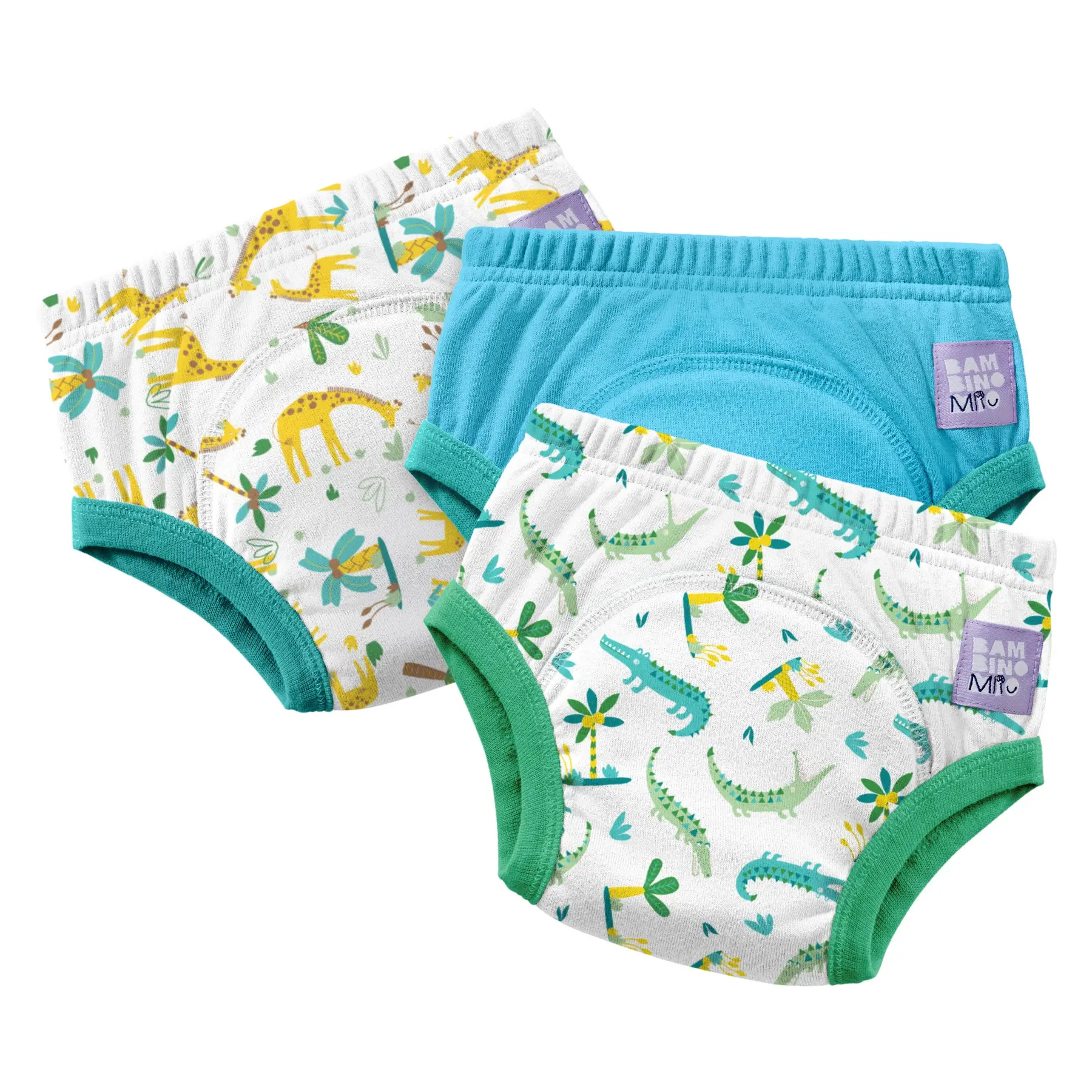 Culotte d'apprentissage Lavable Aventure Sauvage bébé Bambino Mio (x3)