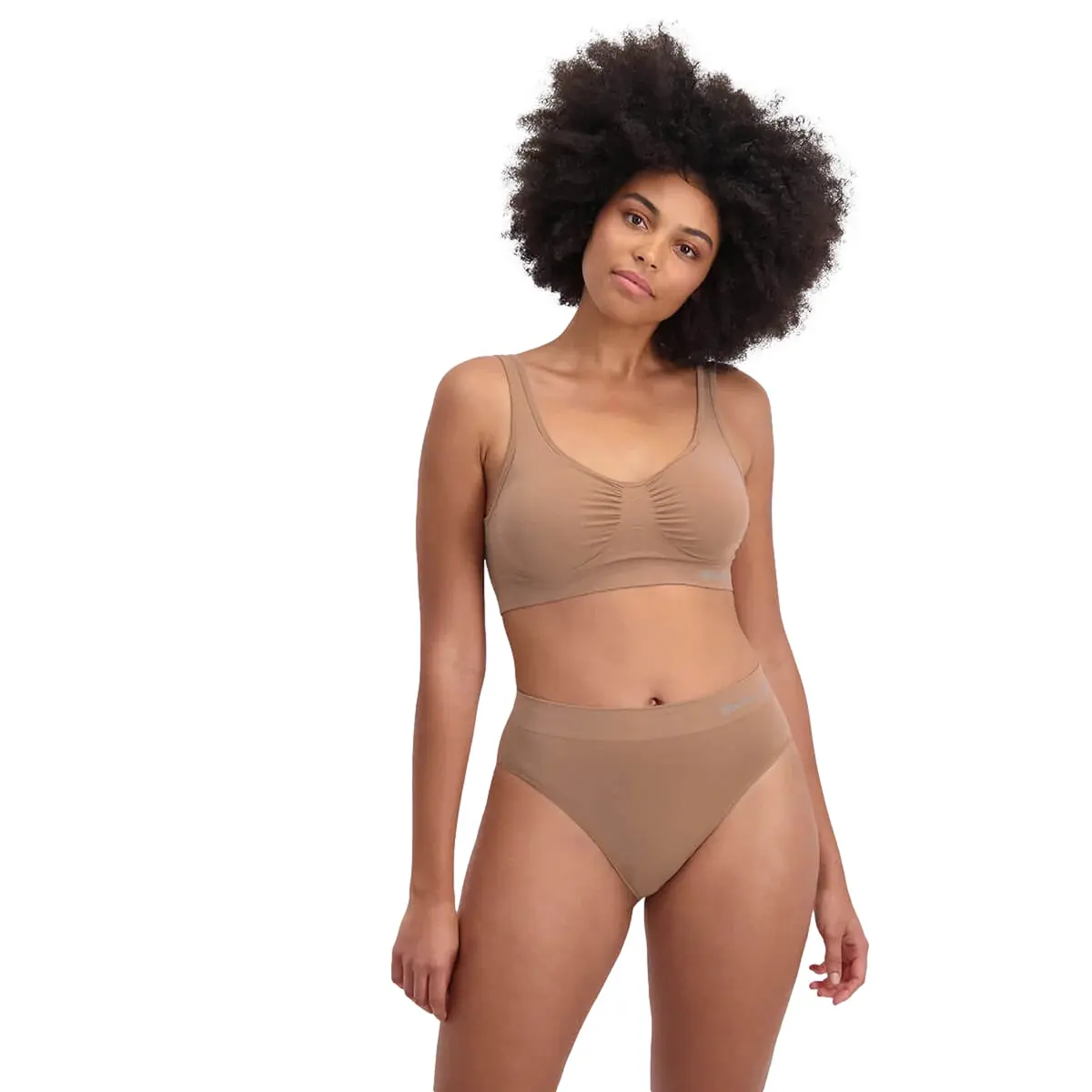 Nahtloser Slip, Damen Bamboo Basics Belle-R (x3)