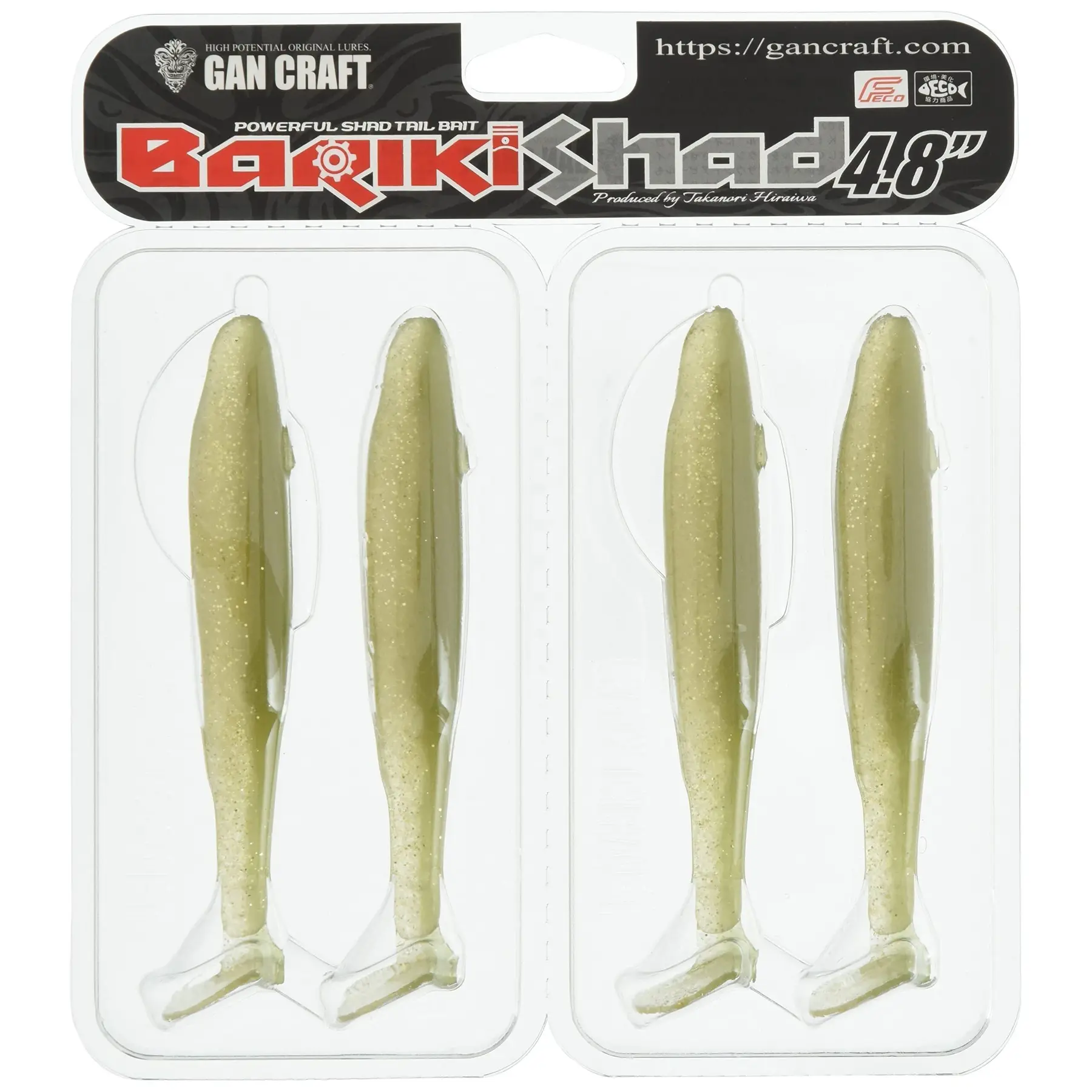 Lok Gan Craft Bariki Shad 18g (x4)
